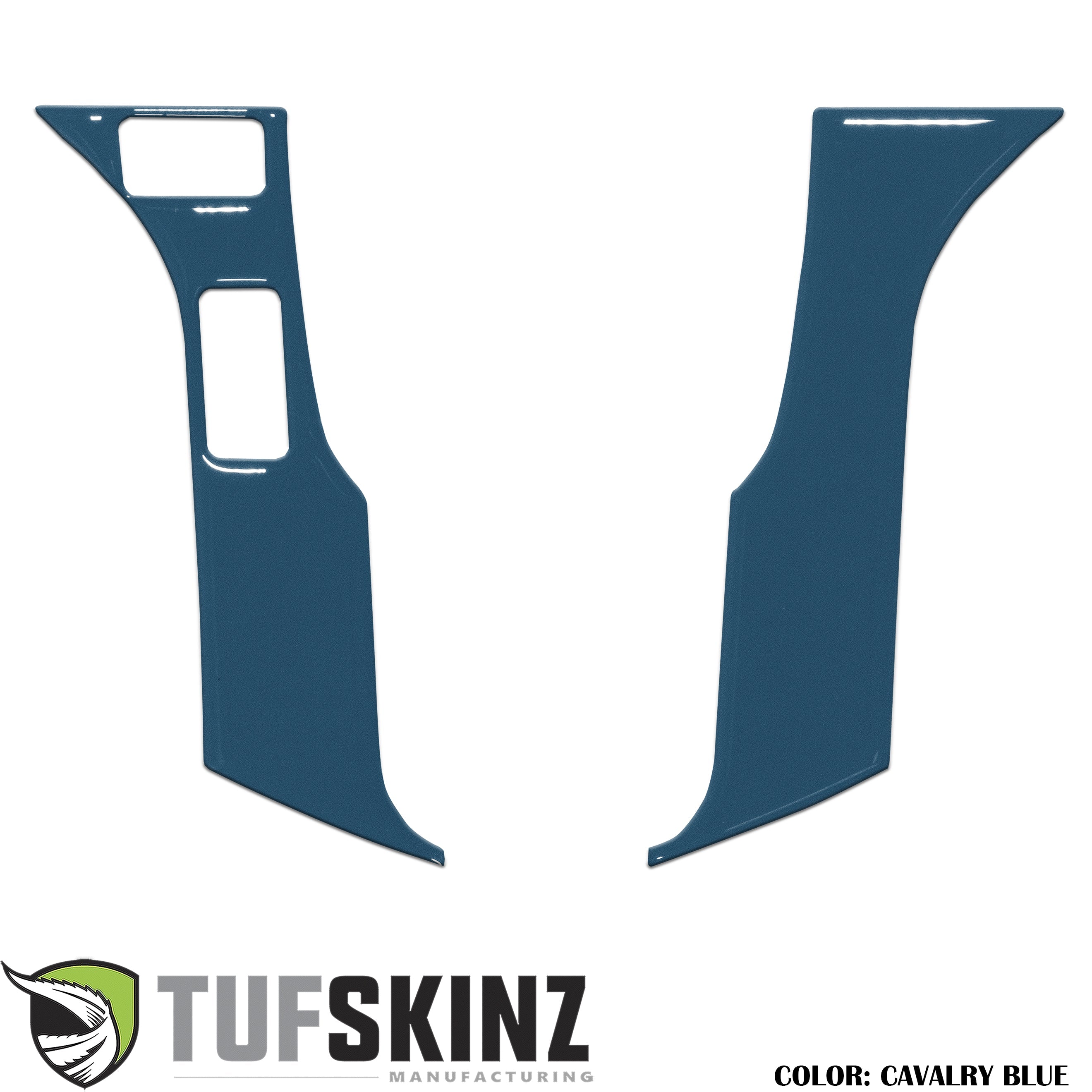 Steering Wheel Trim - 2 Buttons Accent Trim Fits 2016-2021 Toyota Tacoma 2-Buttons *OE Color - Cavalry Blue