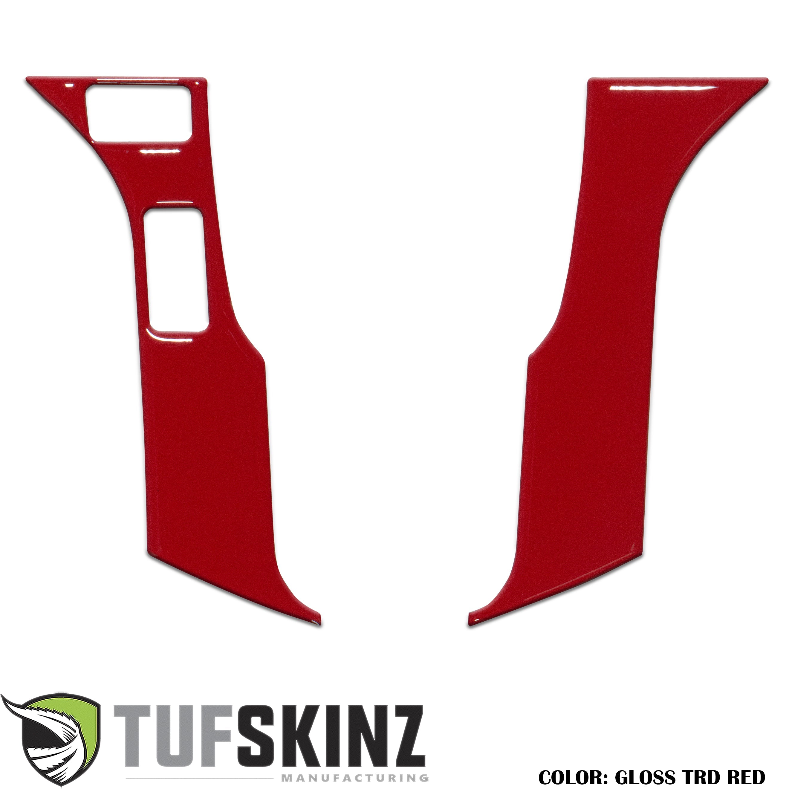 Steering Wheel Trim - 2 Buttons Accent Trim Fits 2016-2021 Toyota Tacoma 2-Buttons *OE Color - Gloss TRD Red