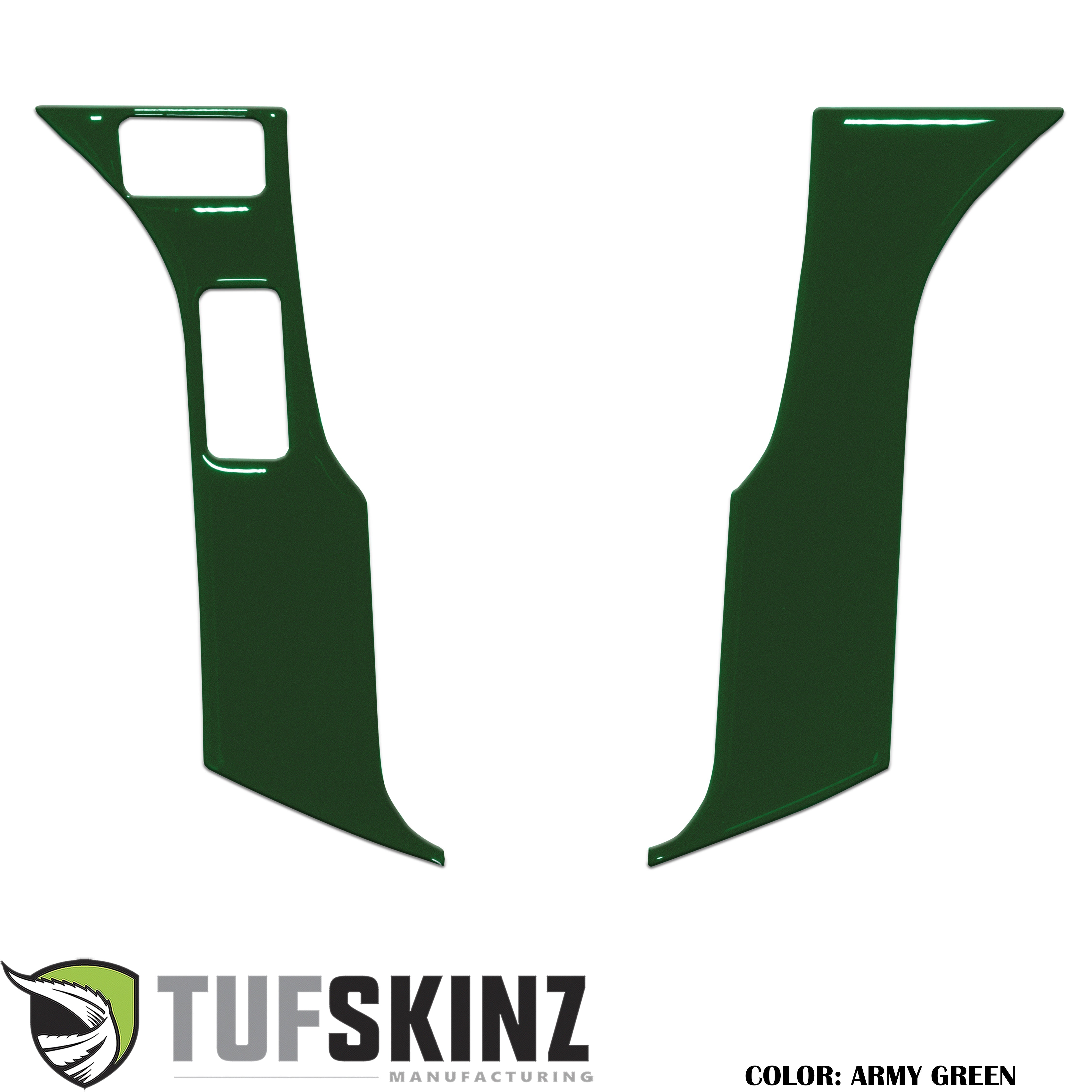Steering Wheel Trim - 2 Buttons Accent Trim Fits 2016-2021 Toyota Tacoma 2-Buttons *OE Color - Army Green