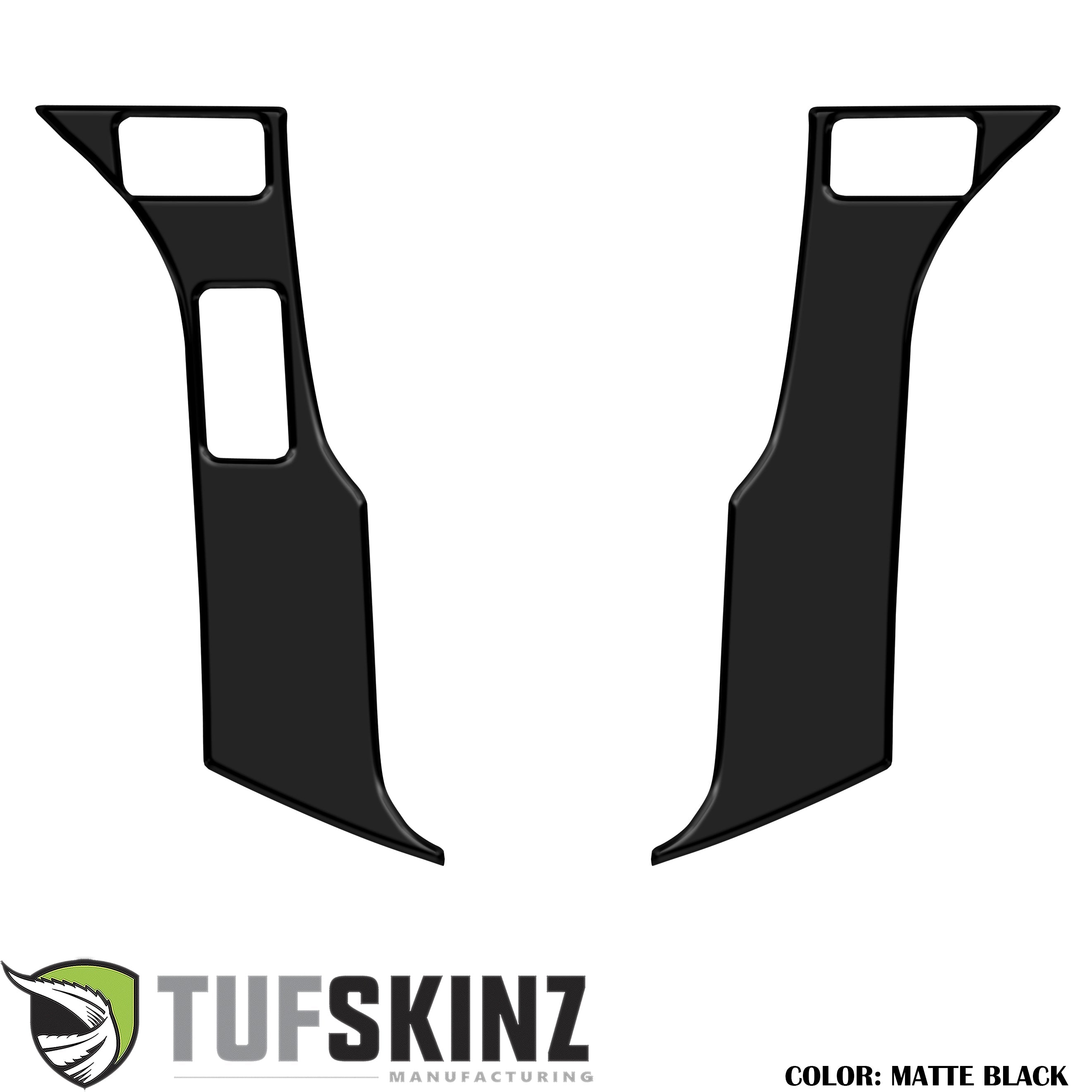 Steering Wheel Trim - 3 Buttons Accent Trim Fits 2016-2021 Toyota Tacoma,Tundra,4Runner 3-Buttons Matte Black