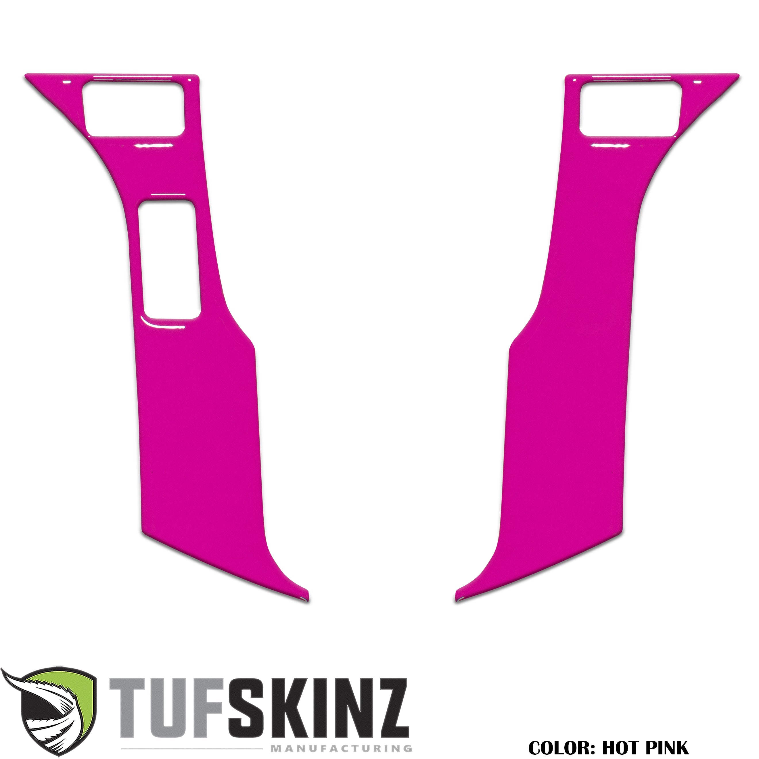 Steering Wheel Trim - 3 Buttons Accent Trim Fits 2016-2021 Toyota Tacoma,Tundra,4Runner 3-Buttons Hot Pink