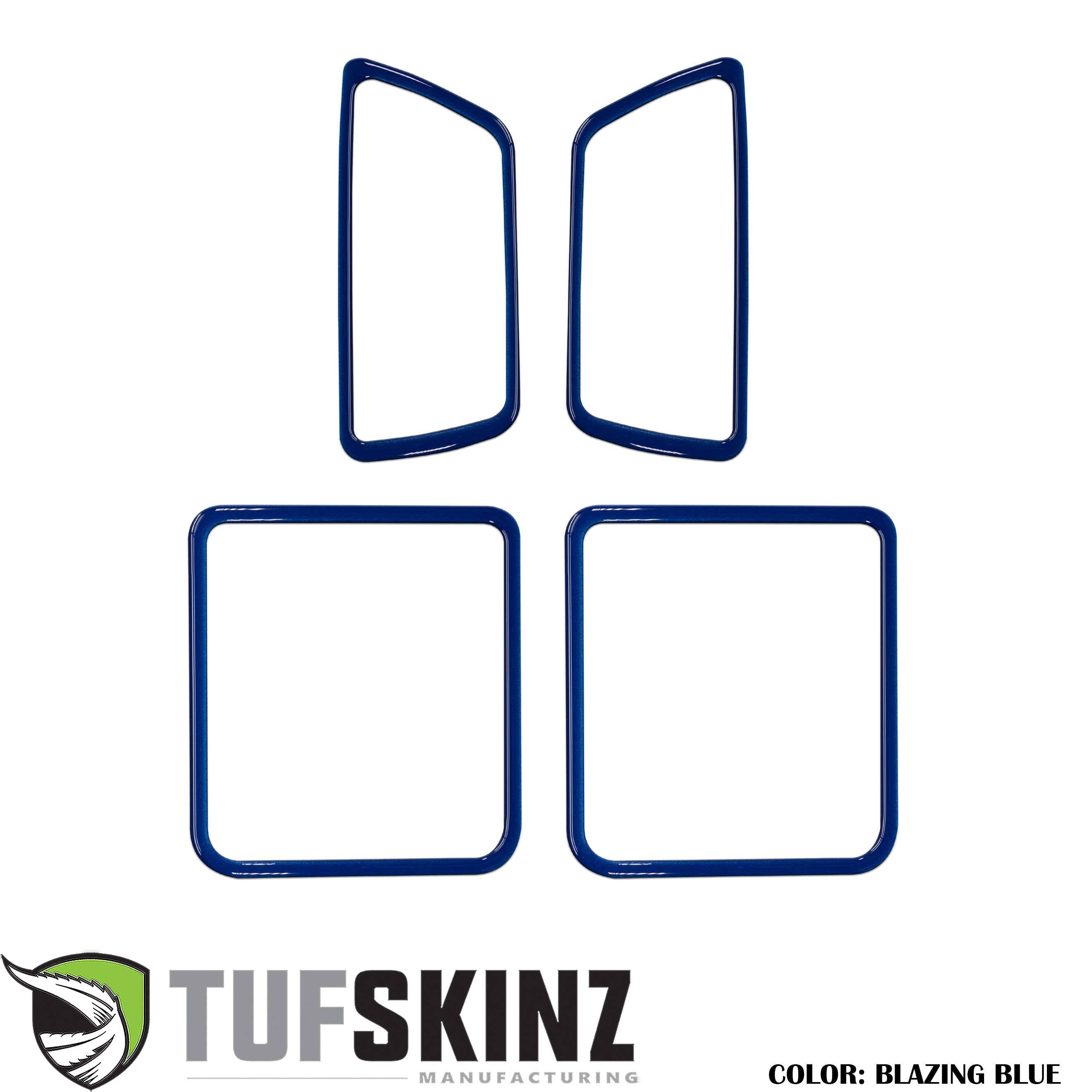 Access Cab Door Handle Surround Accent Trim Fits 2016-2021 Toyota Tacoma Access Cab *OE Color - Blazing Blue