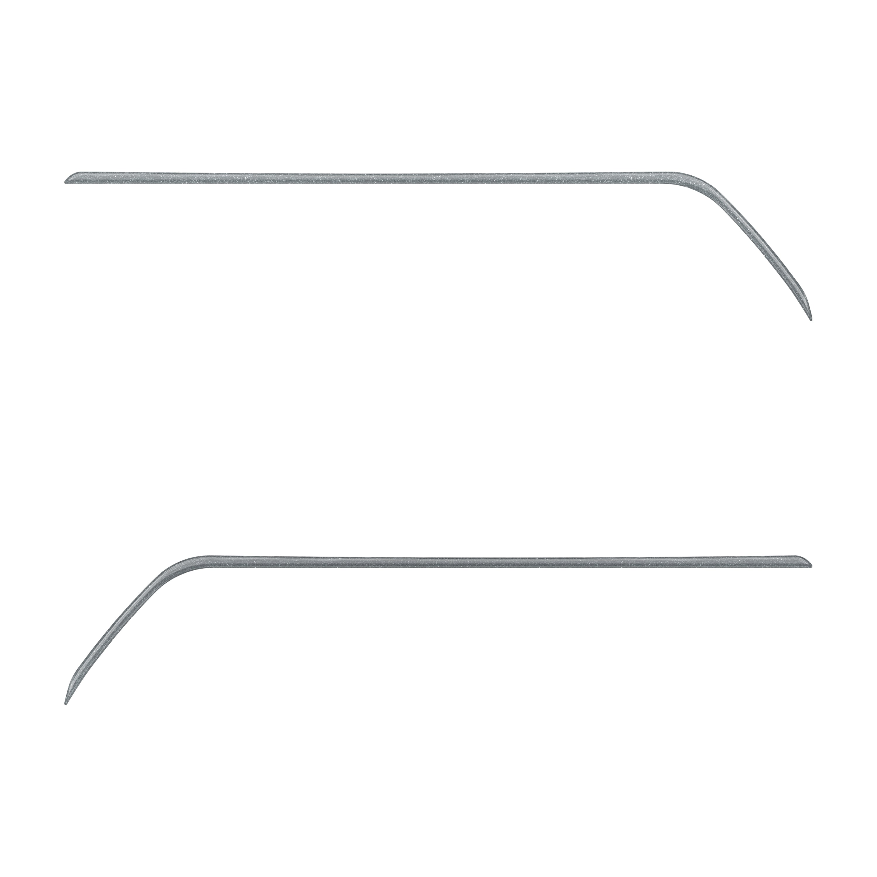 Rear Door Switch Side Panel Inserts Fits 2016-2023 Toyota Tacoma *OE Color - Magnetic Gray Metallic