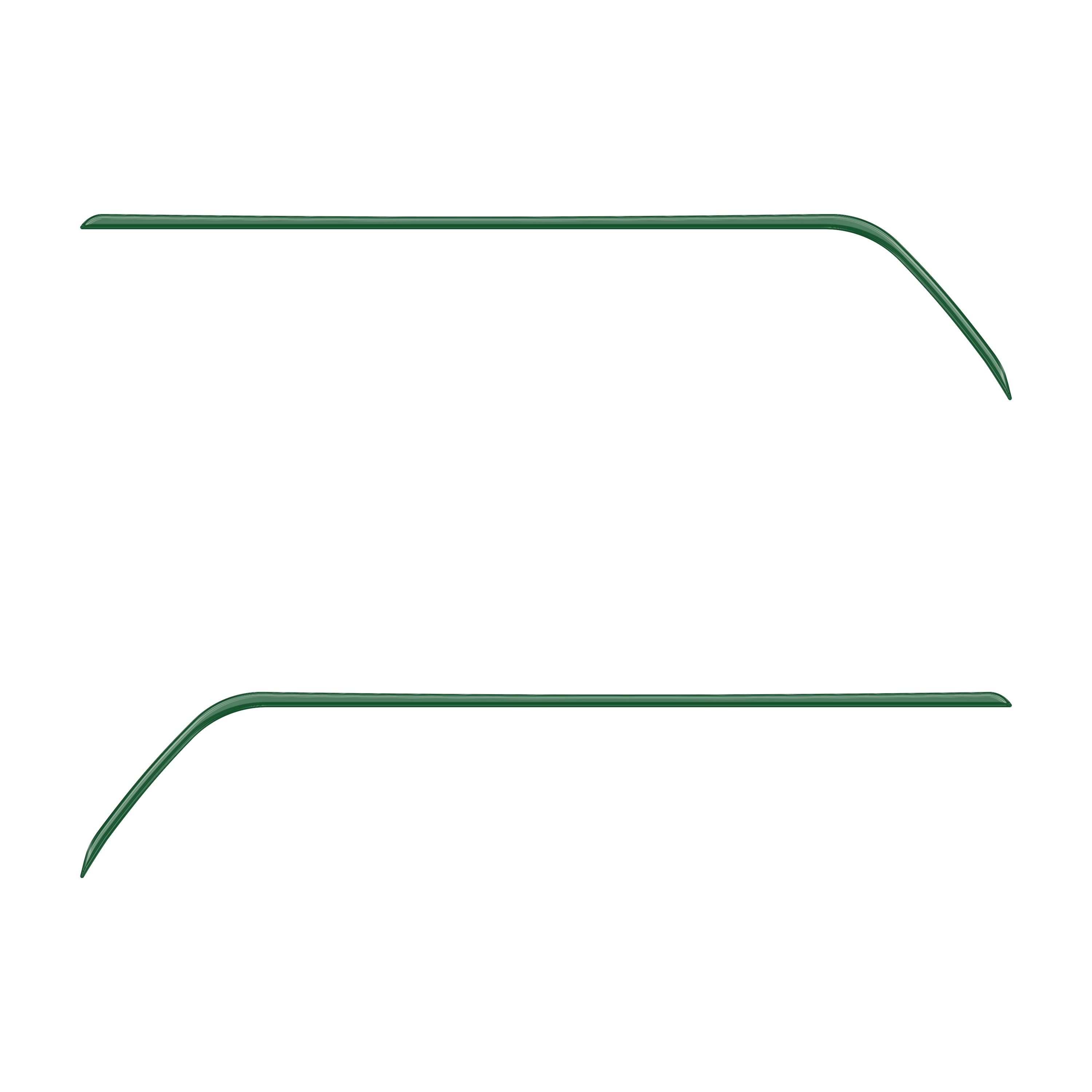 Rear Door Switch Side Panel Inserts Fits 2016-2023 Toyota Tacoma *OE Color - Army Green