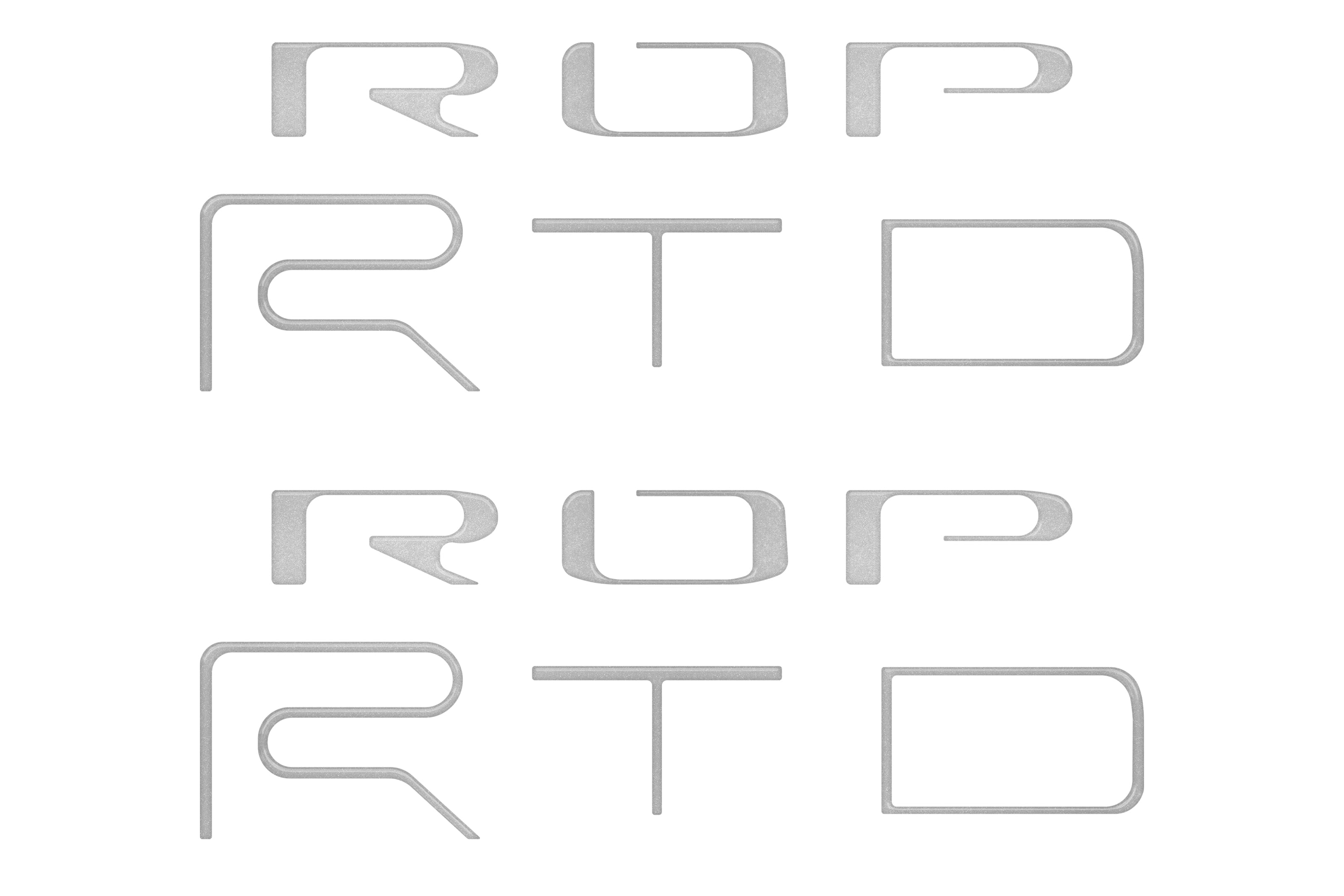 Bed Side Letter Inserts Fits 2022-2023 Toyota Tacoma TRD Pro