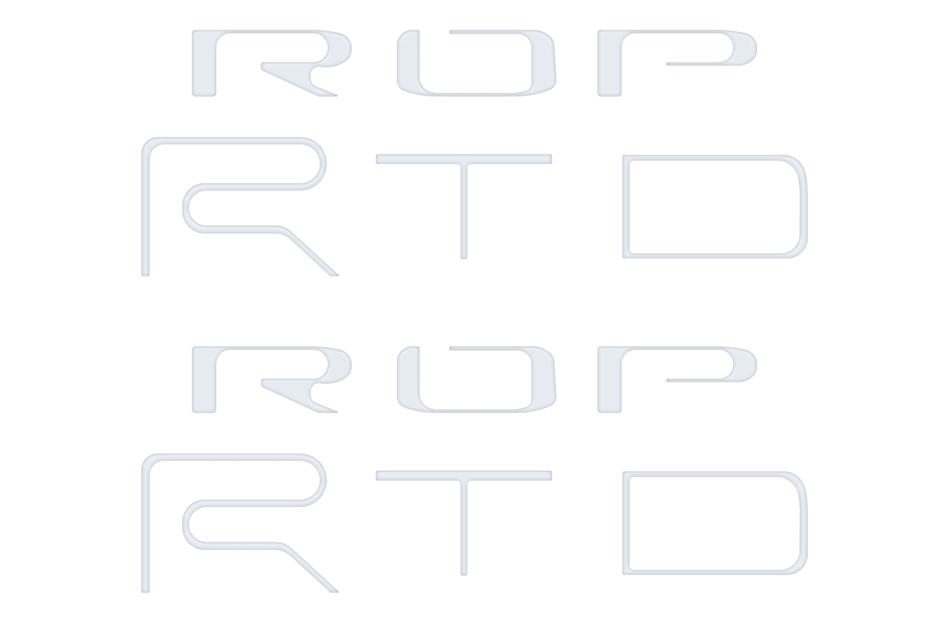 Bed Side Letter Inserts Fits 2022-2023 Toyota Tacoma TRD Pro