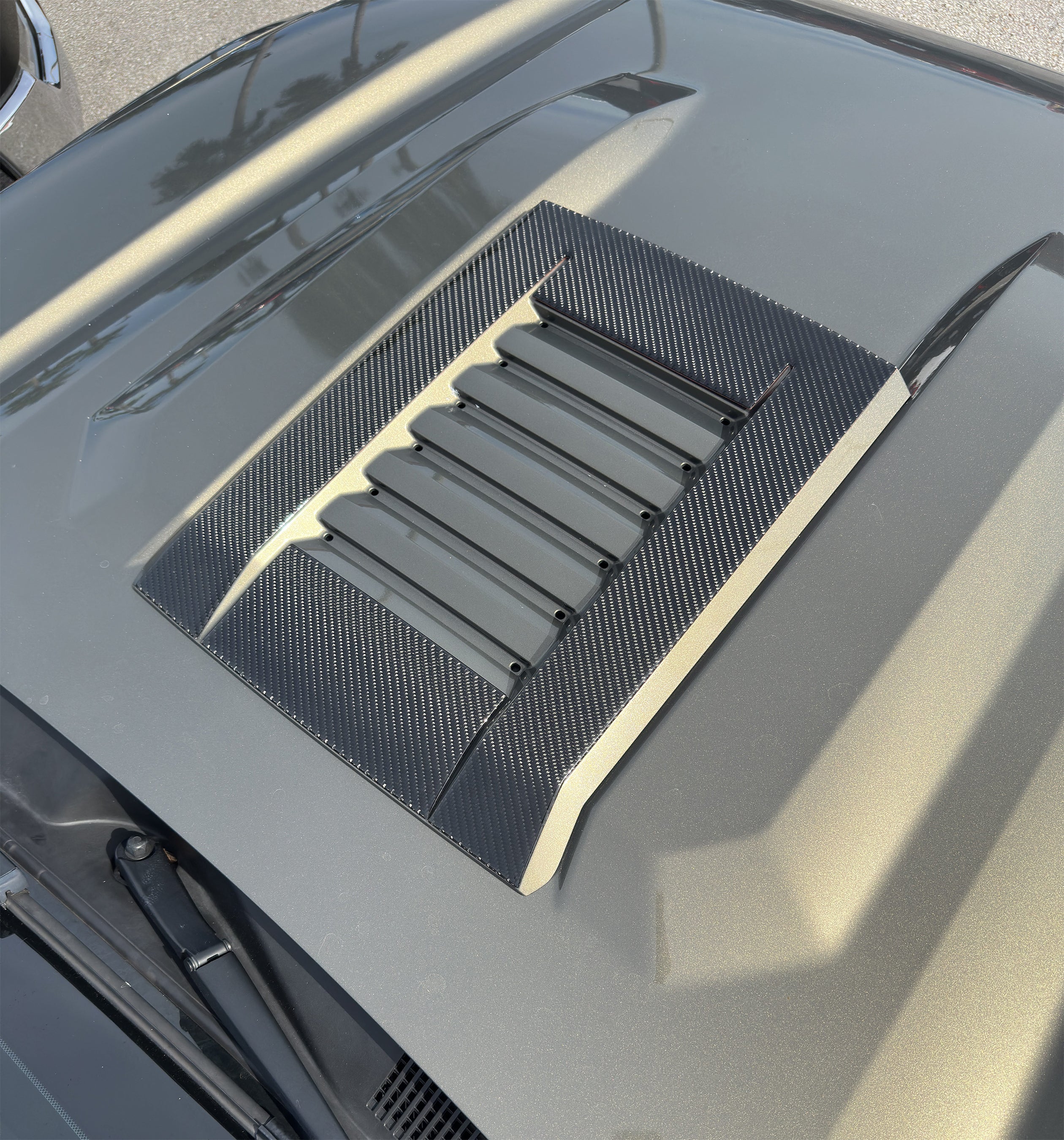 TRD Hood Scoop Accent Overlays Fits 2024-2026 Toyota Tacoma & 2025-2026 Toyota 4Runner