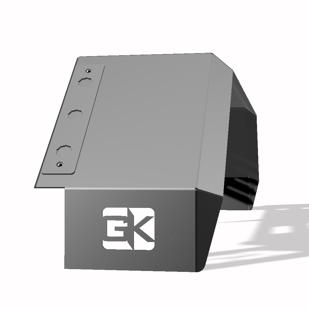 Heavy Duty Weld on DIY Drive Over Trailer Fender Kit Bare Steel - Pair