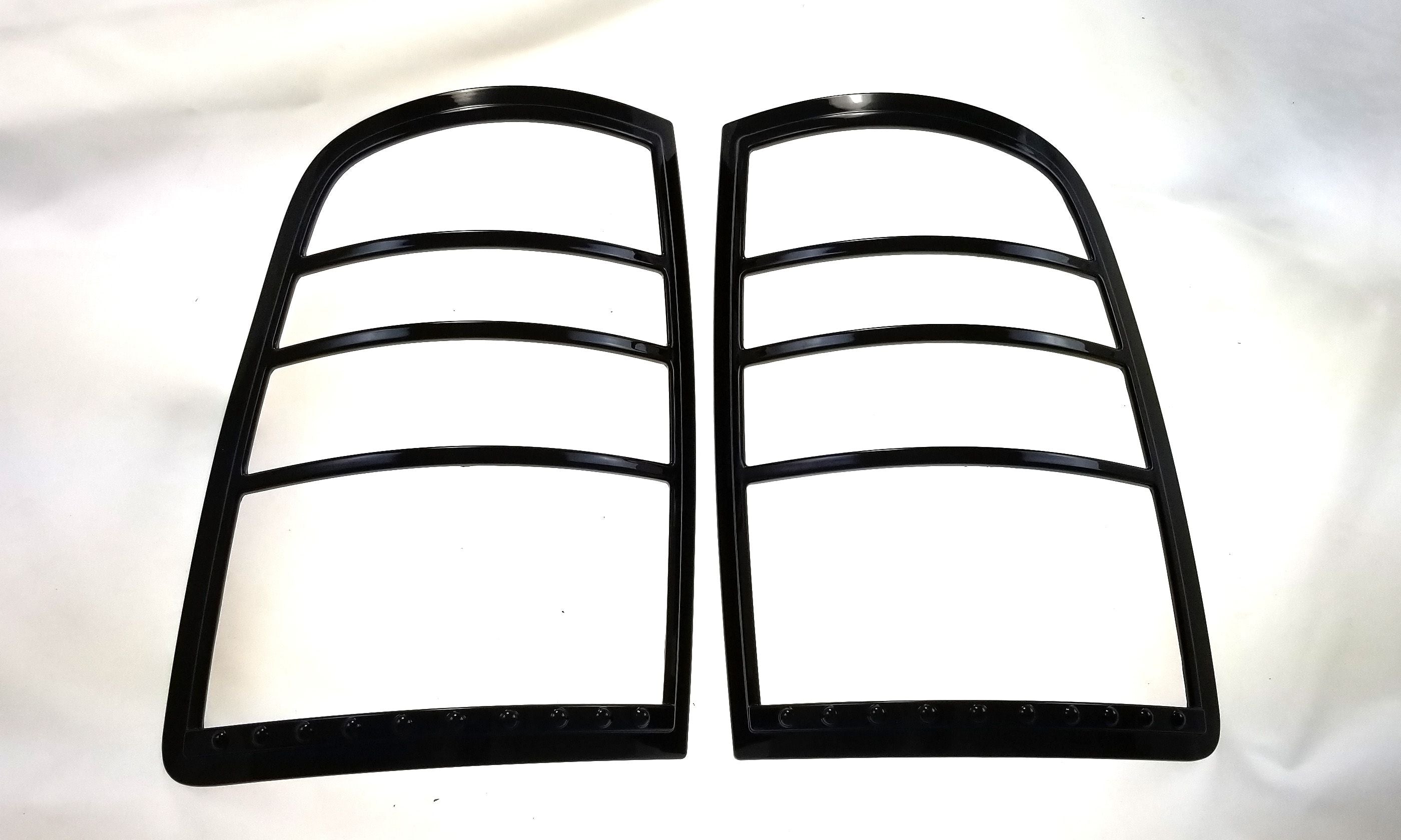 2009-2010 Dodge Ram 1500 2PCS Black Tail-Light Bezel