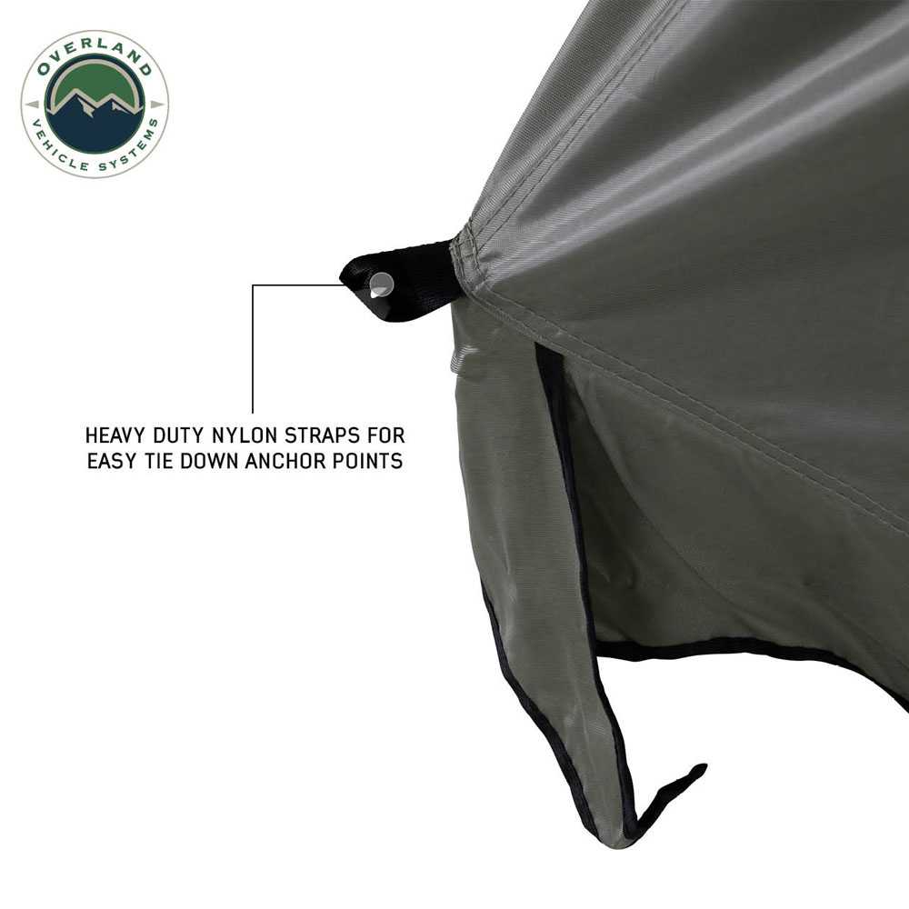 Overland Vehicle Systems LD TMBK roof top tent annex room with floor - view 8