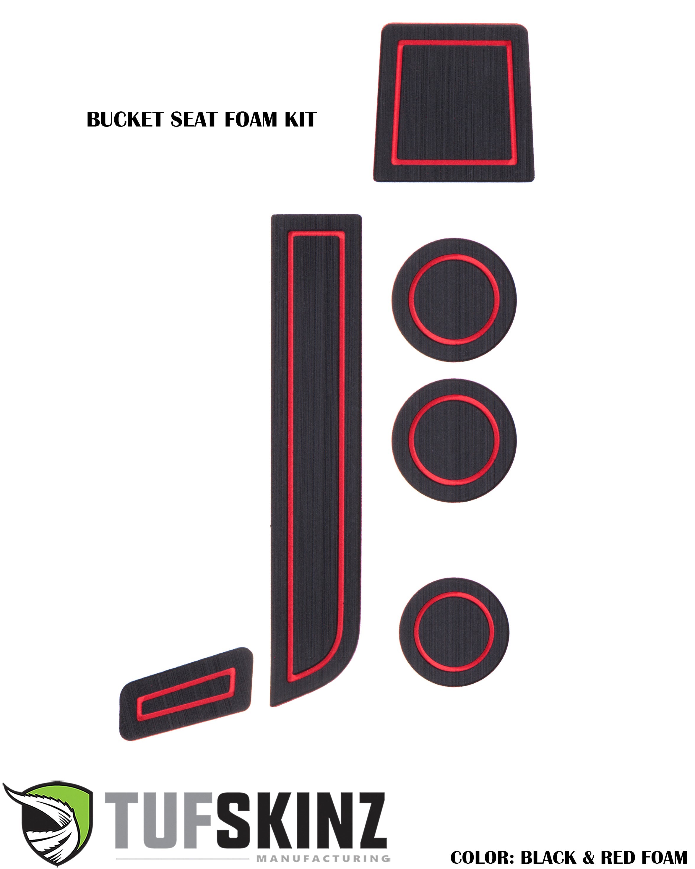 Bucket Seats Interior Cup Holder Foam Inserts Fits 2007-2013 Toyota Tundra