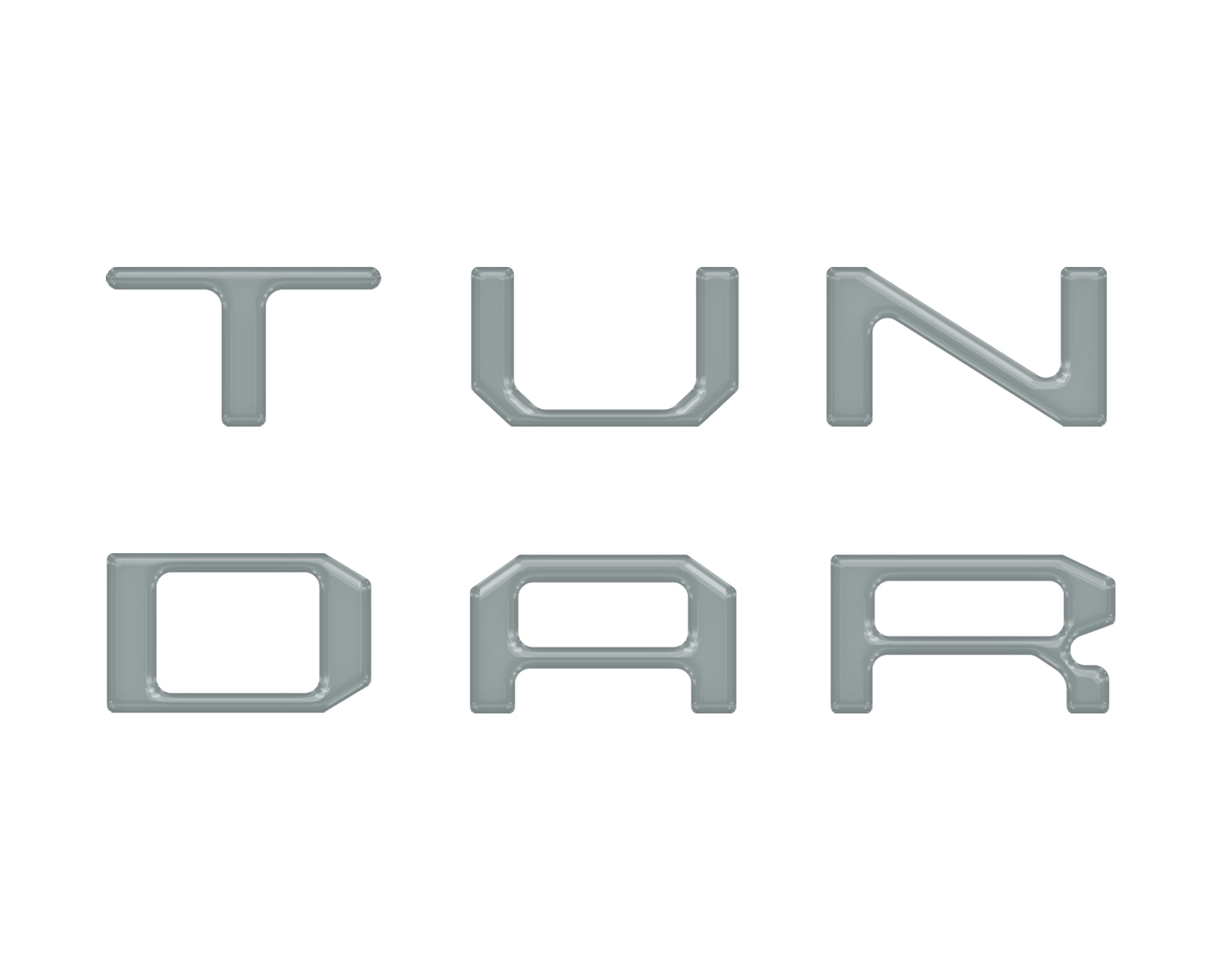Dual Climate Control Radio "TUNDRA" Letter Inserts Fits 2014-2021 Toyota Tundra Dual Climate *OE Color - Cement Gray