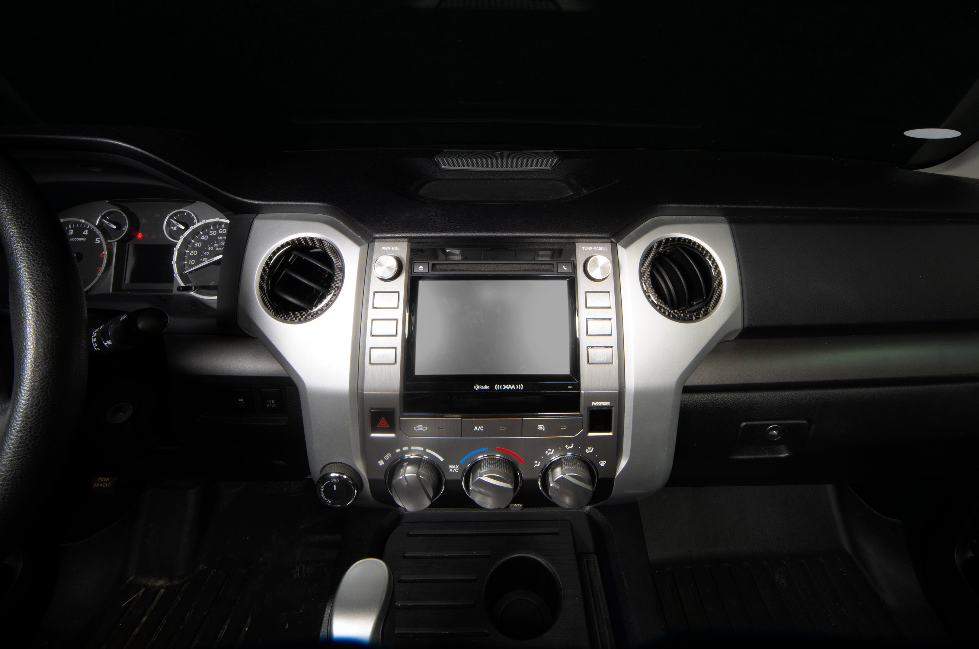 A/C Vent Rings(Covers Chrome) Fits 2014-2021 Toyota Tundra