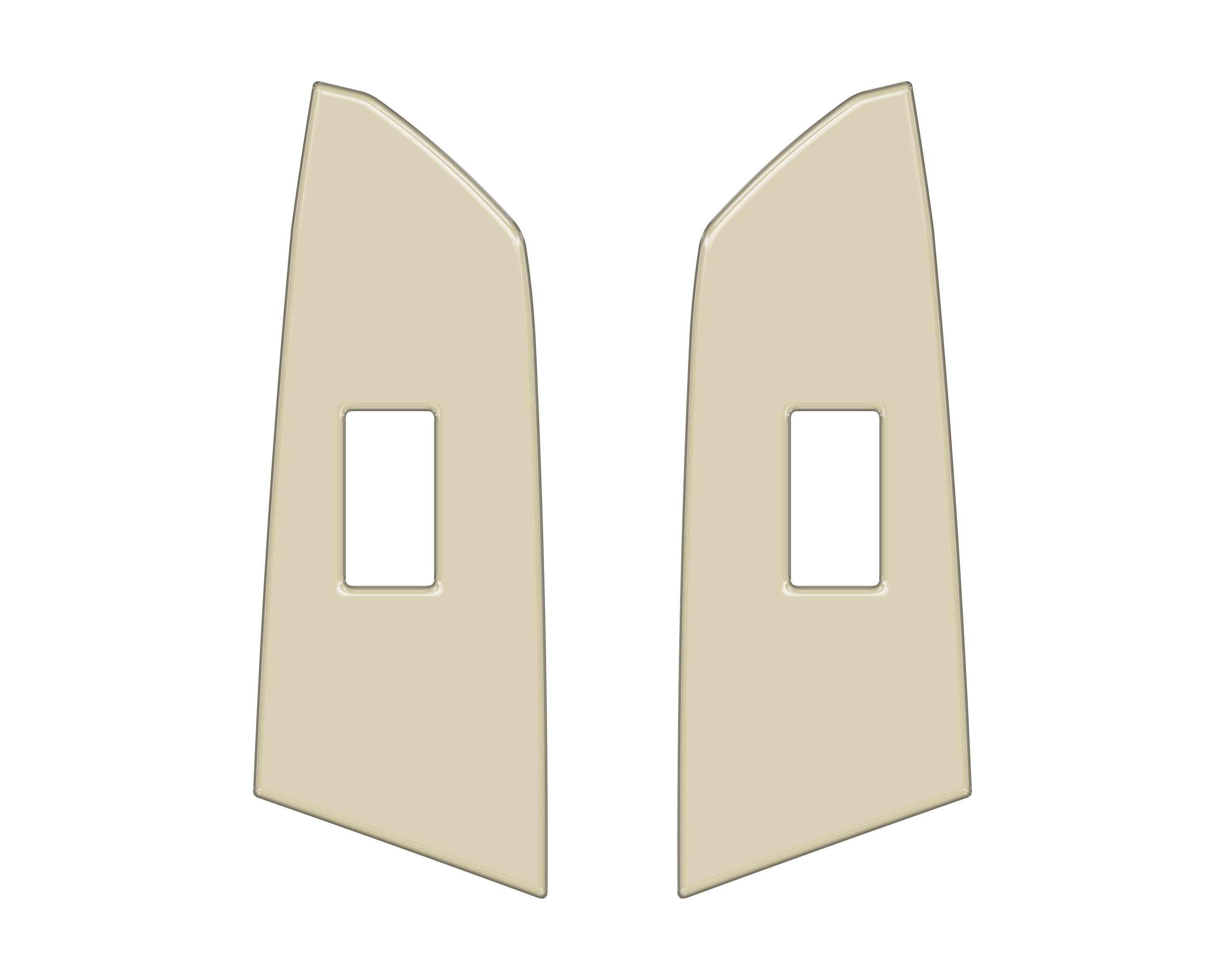 Crewmax Rear Door Switch Panel Accent Trim Fits 2014-2021 Toyota Tundra Rear Doors (CrewMax) *OE Color - Quicksand Tan