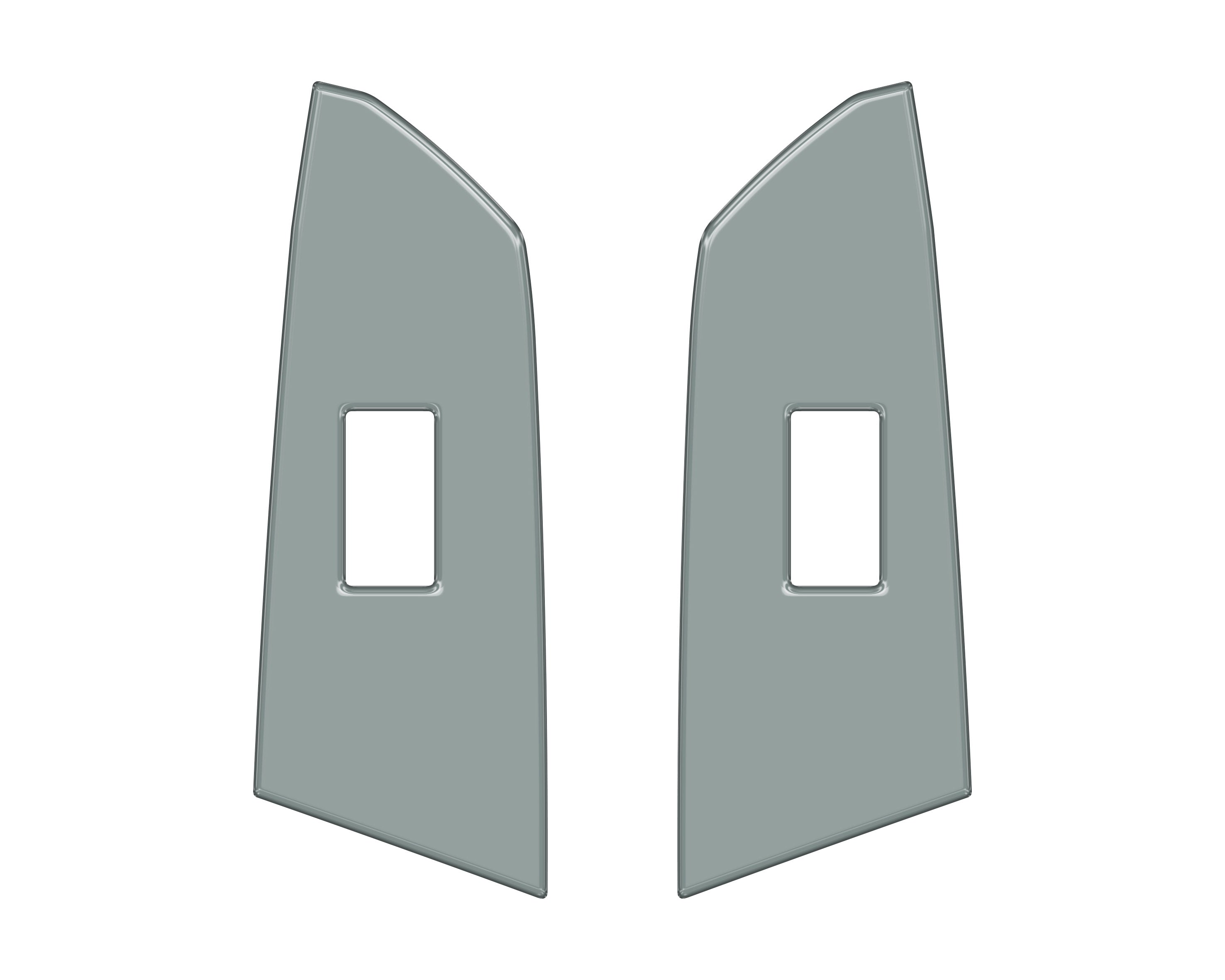 Crewmax Rear Door Switch Panel Accent Trim Fits 2014-2021 Toyota Tundra Rear Doors (CrewMax) *OE Color - Lunar Rock
