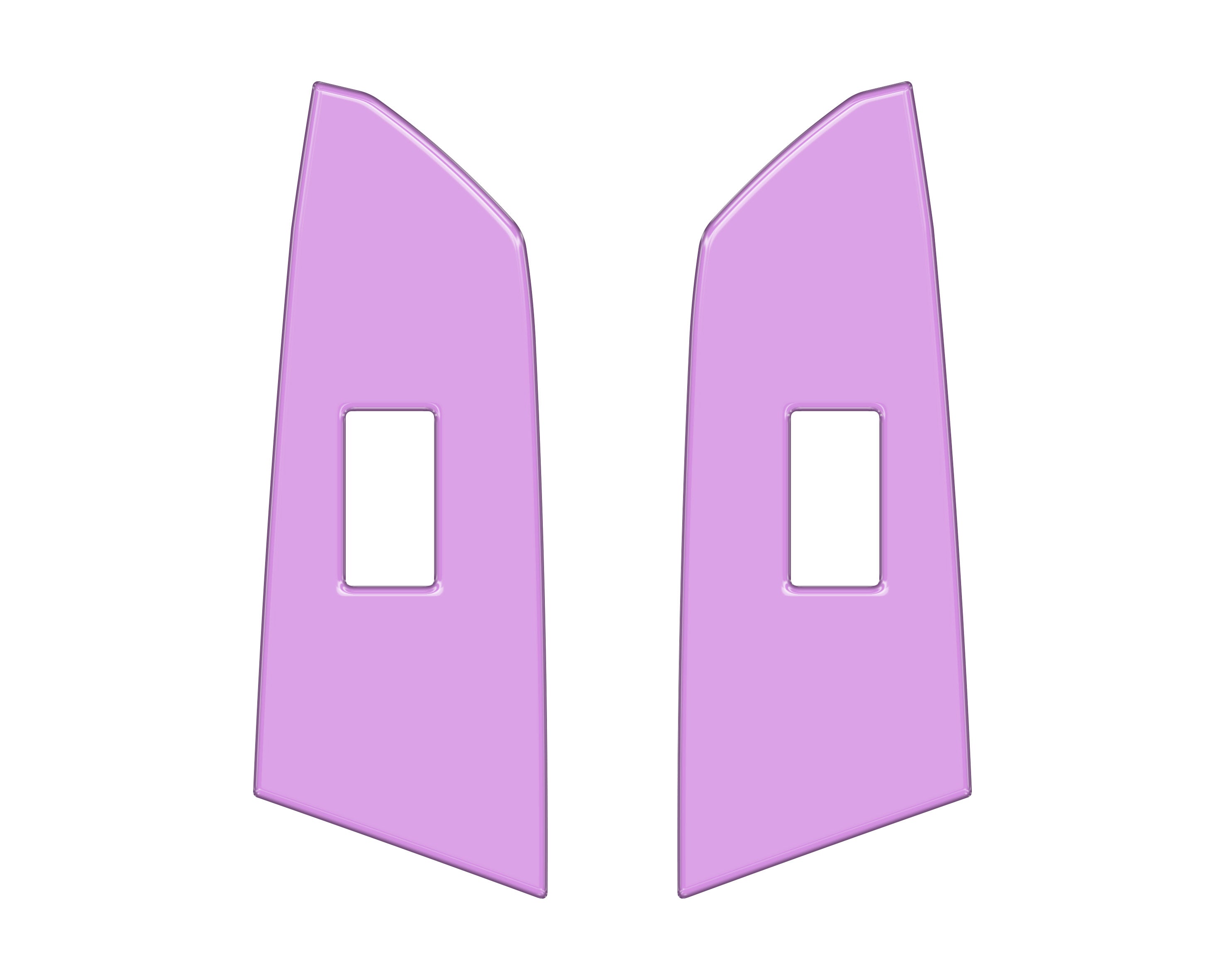 Crewmax Rear Door Switch Panel Accent Trim Fits 2014-2021 Toyota Tundra Rear Doors (CrewMax) Lavender Purple