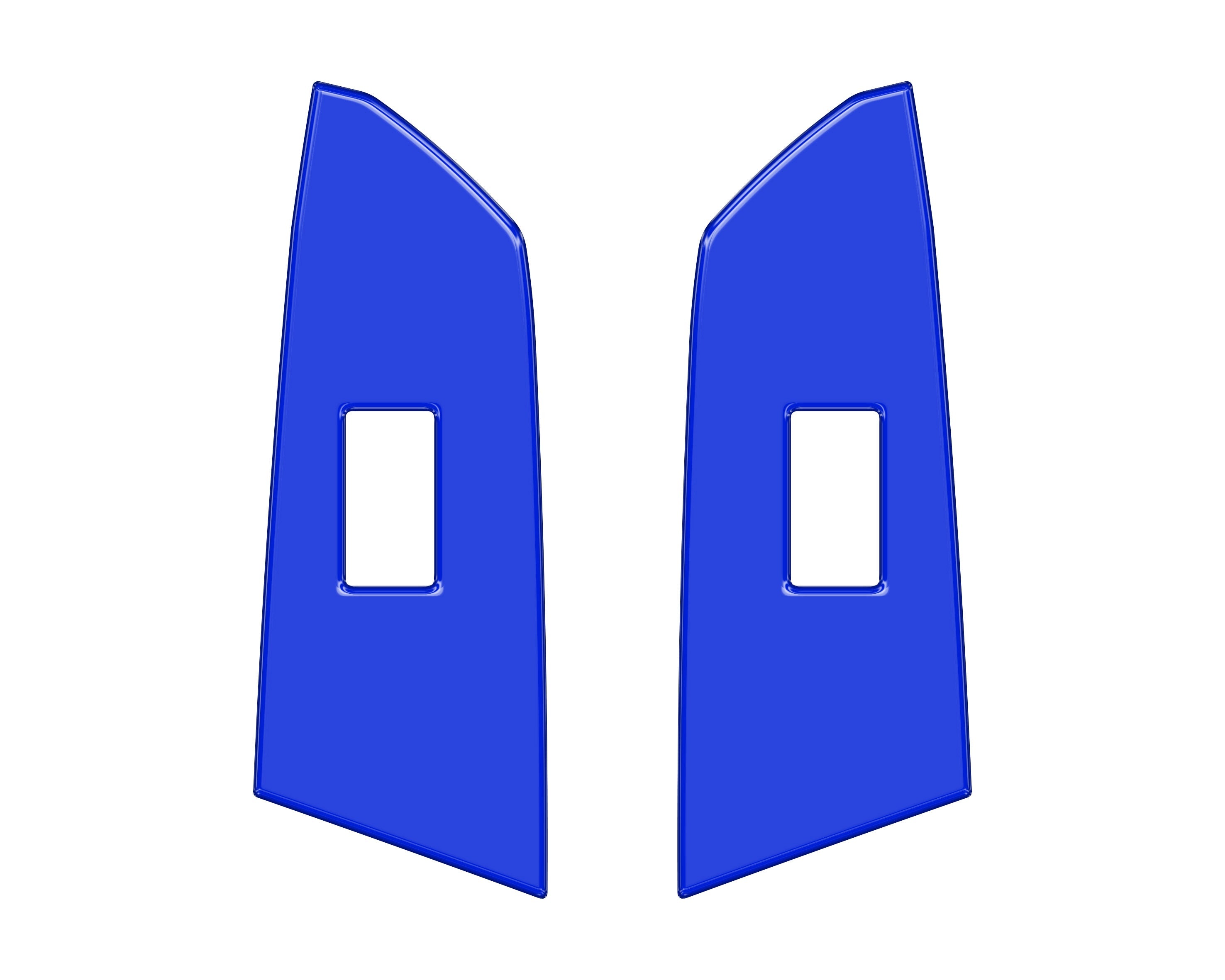 Crewmax Rear Door Switch Panel Accent Trim Fits 2014-2021 Toyota Tundra Rear Doors (CrewMax) *OE Color - Voodoo Blue