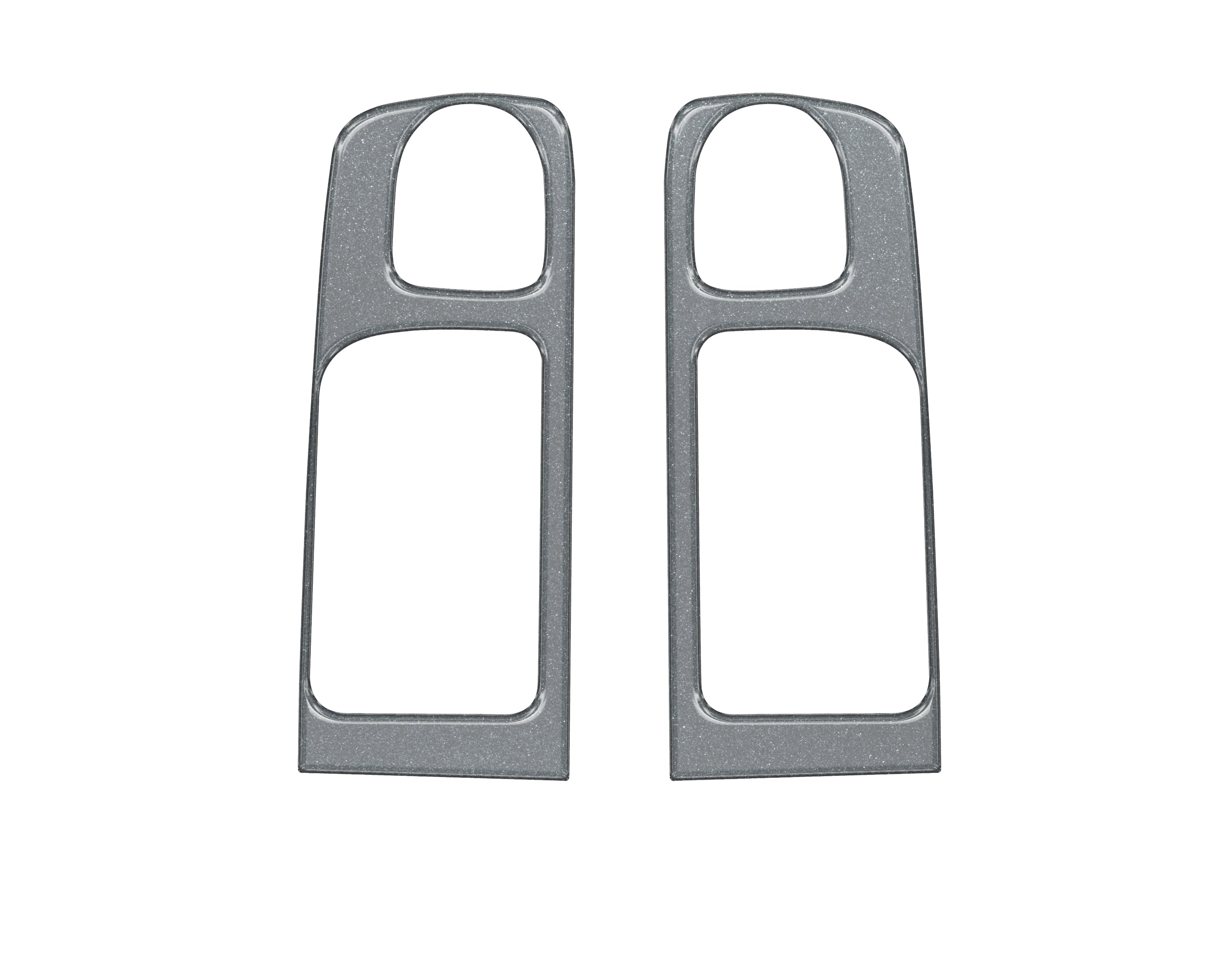 Crewmax Rear Door Pull Panel Accent Trim Fits 2014-2021 Toyota Tundra Rear Doors (CrewMax) *OE Color - Magnetic Gray Metallic