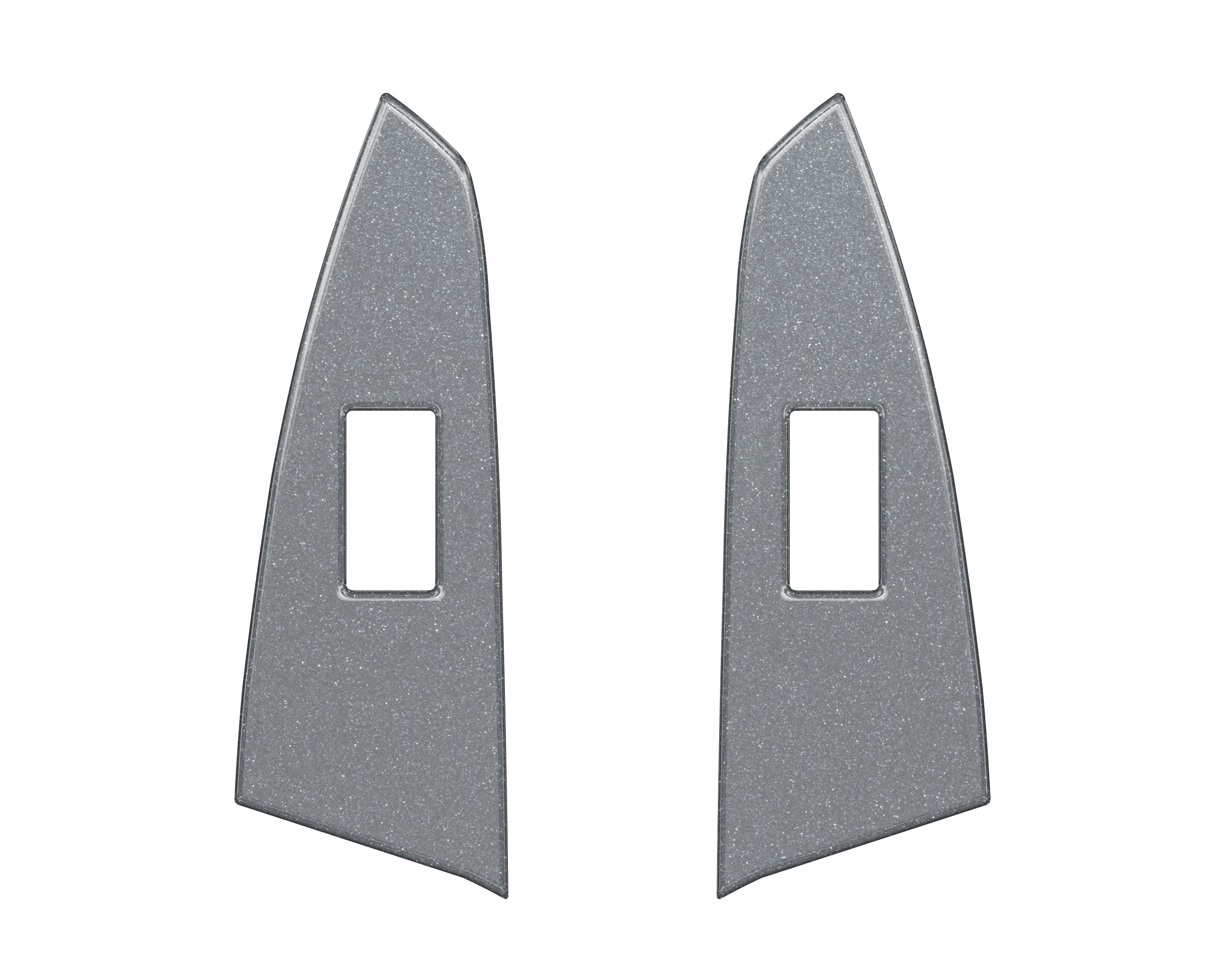 D-Cab Rear Door Switch Panel Accent Trim Fits 2014-2021 Toyota Tundra Rear Doors (D-Cab) *OE Color - Magnetic Gray Metallic