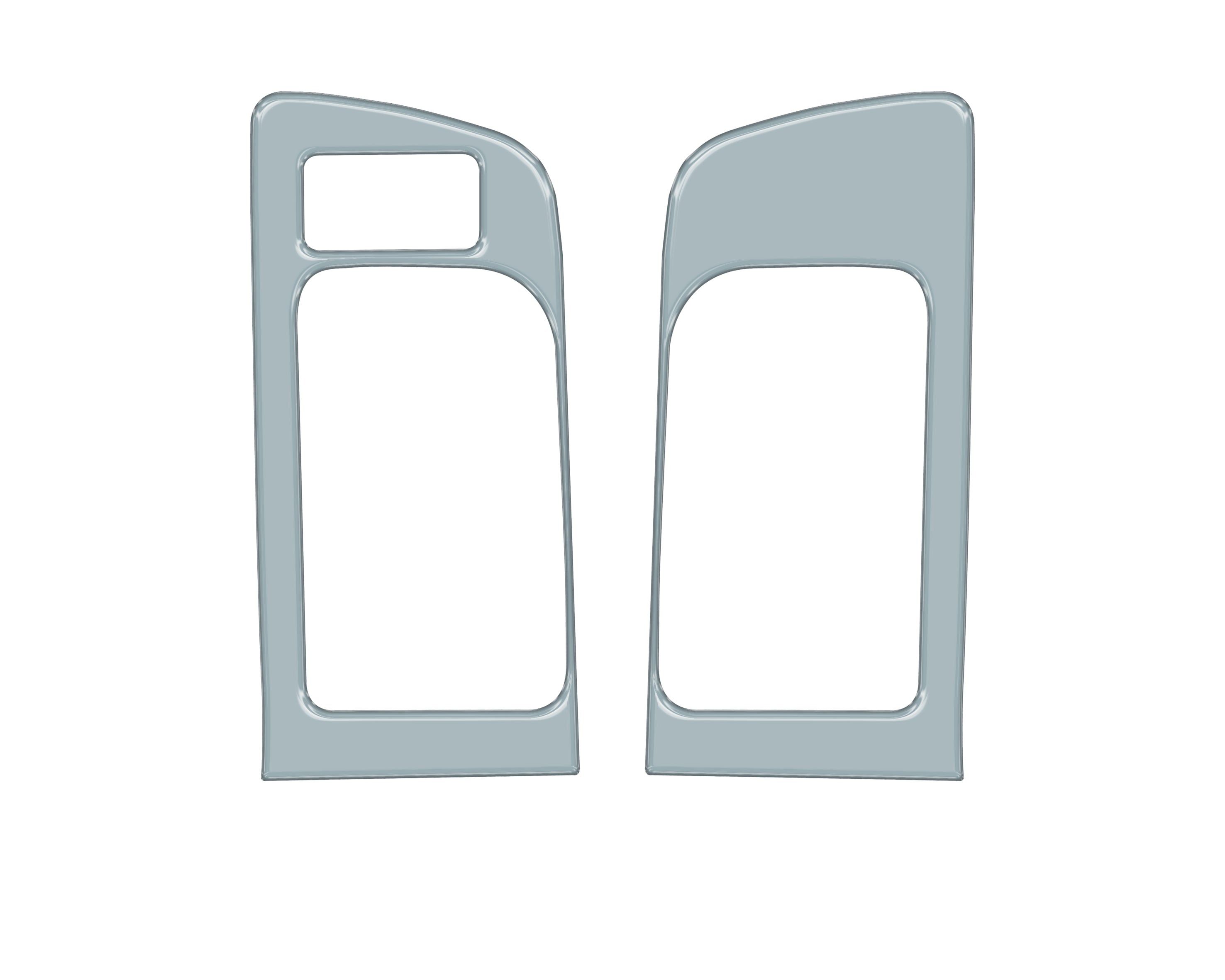 Front Door Handle Trim w/Memory Seat Control Accent Trim Fits 2014-2021 Toyota Tundra Front Doors Only w/Memory Seats *OE Color - Cement Gray