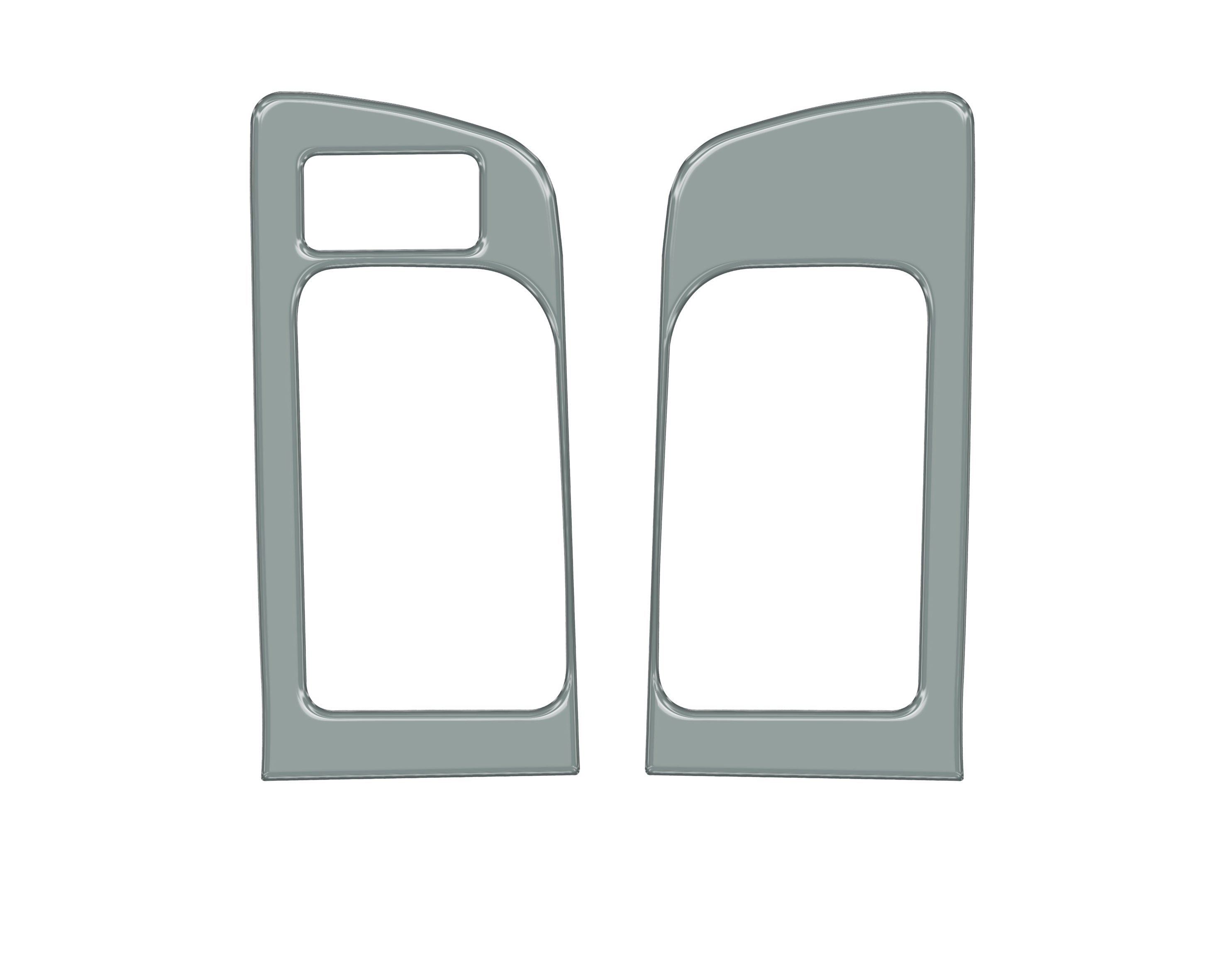 Front Door Handle Trim w/Memory Seat Control Accent Trim Fits 2014-2021 Toyota Tundra Front Doors Only w/Memory Seats *OE Color - Lunar Rock