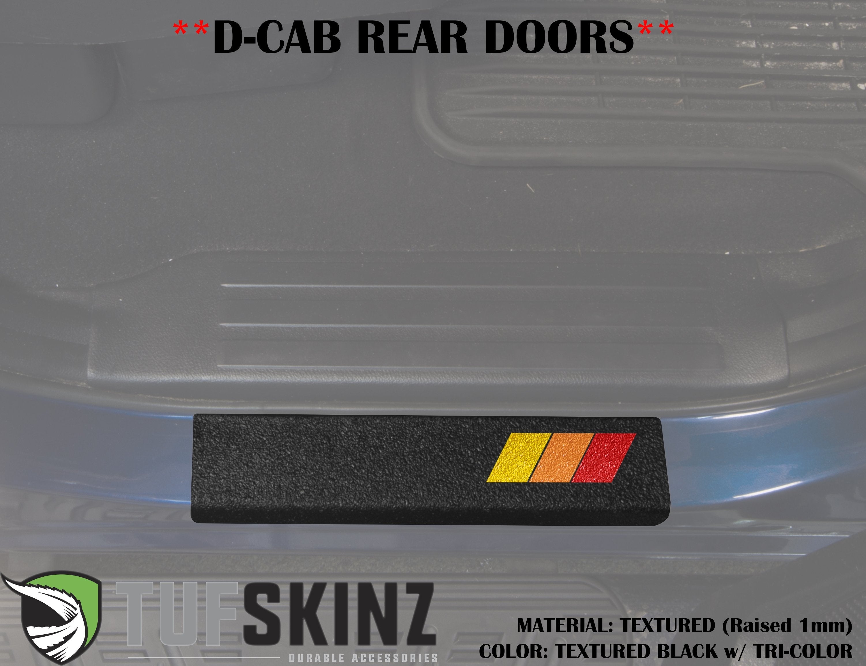 Door Sills Protection Overlay Fits 2007-2021 Toyota Tundra