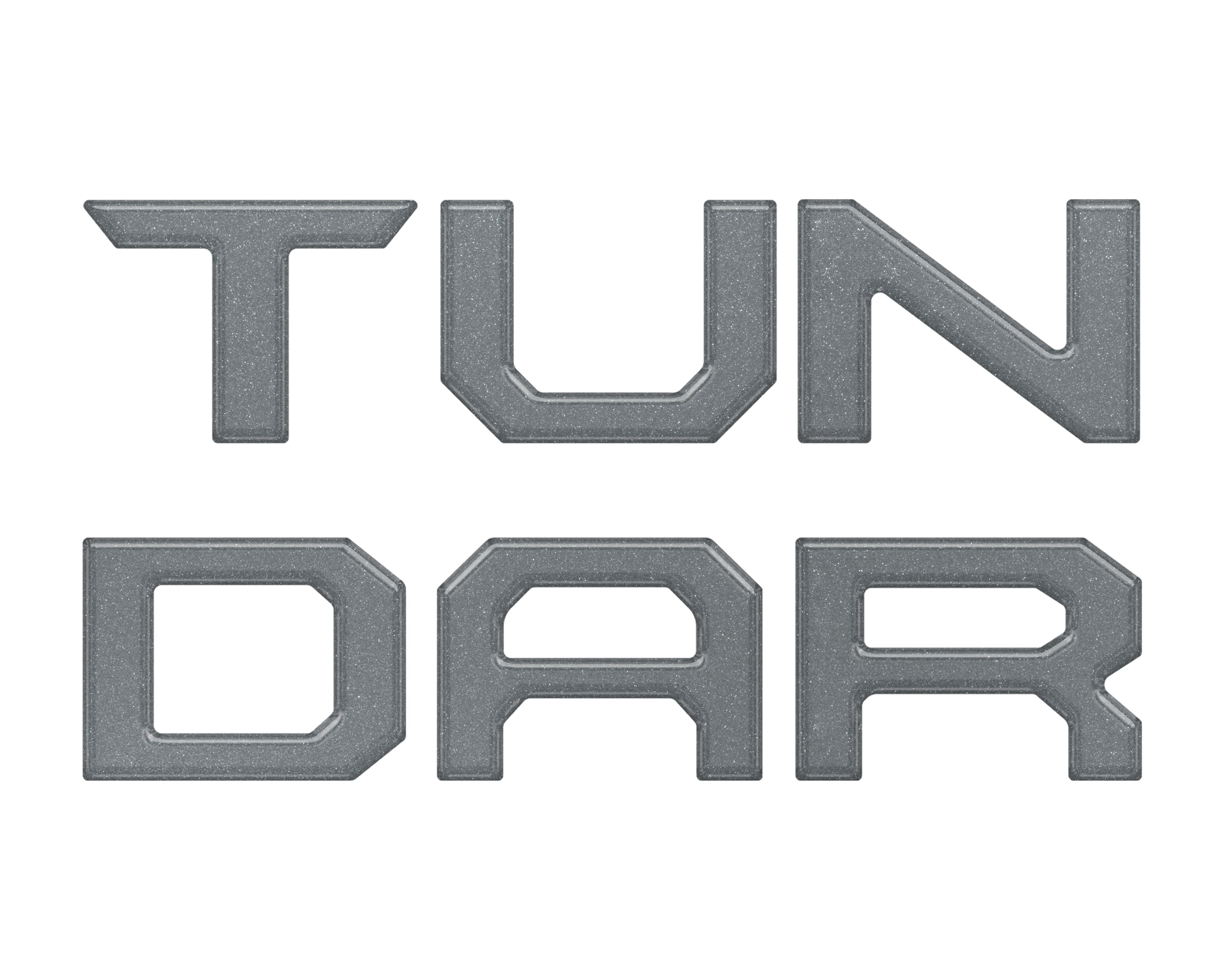 Grille Letter Inserts Fits 2022-2022 Toyota Tundra *OE Color - Magnetic Gray Metallic