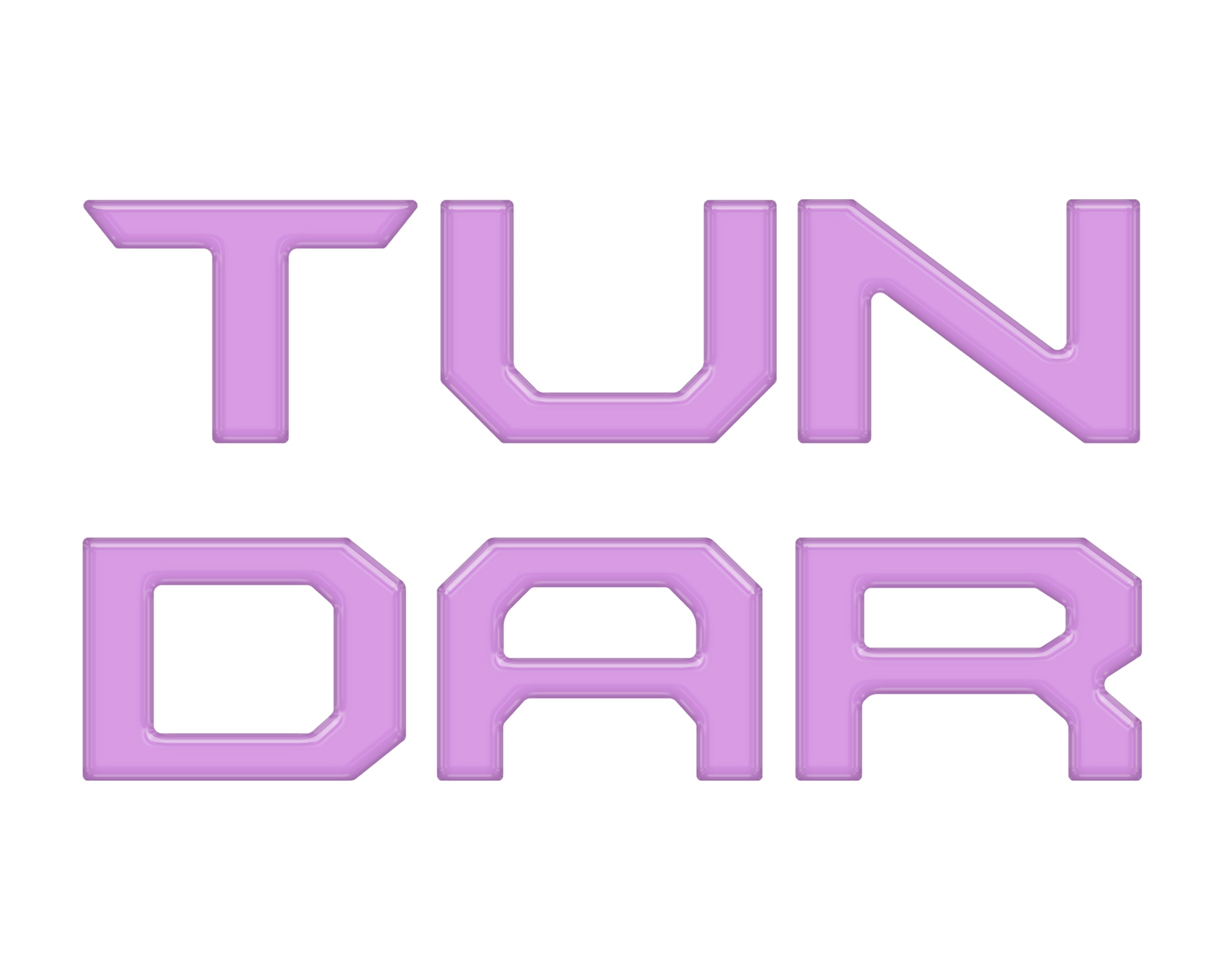 Grille Letter Inserts Fits 2022-2022 Toyota Tundra Lavender Purple