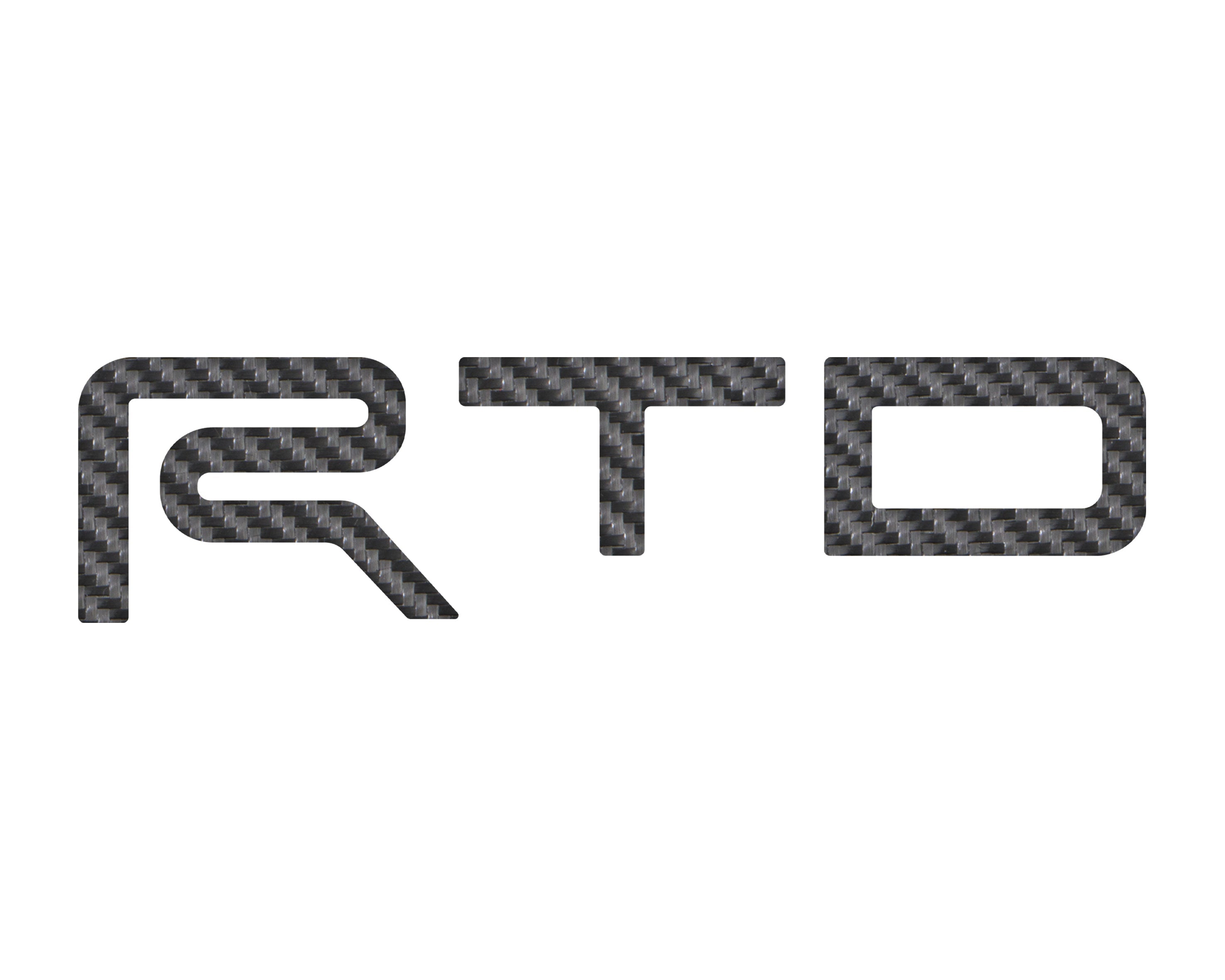 TRD Grille Letter Inserts Fits 2022-2022 Toyota Tundra Real Carbon Fiber(Raw)