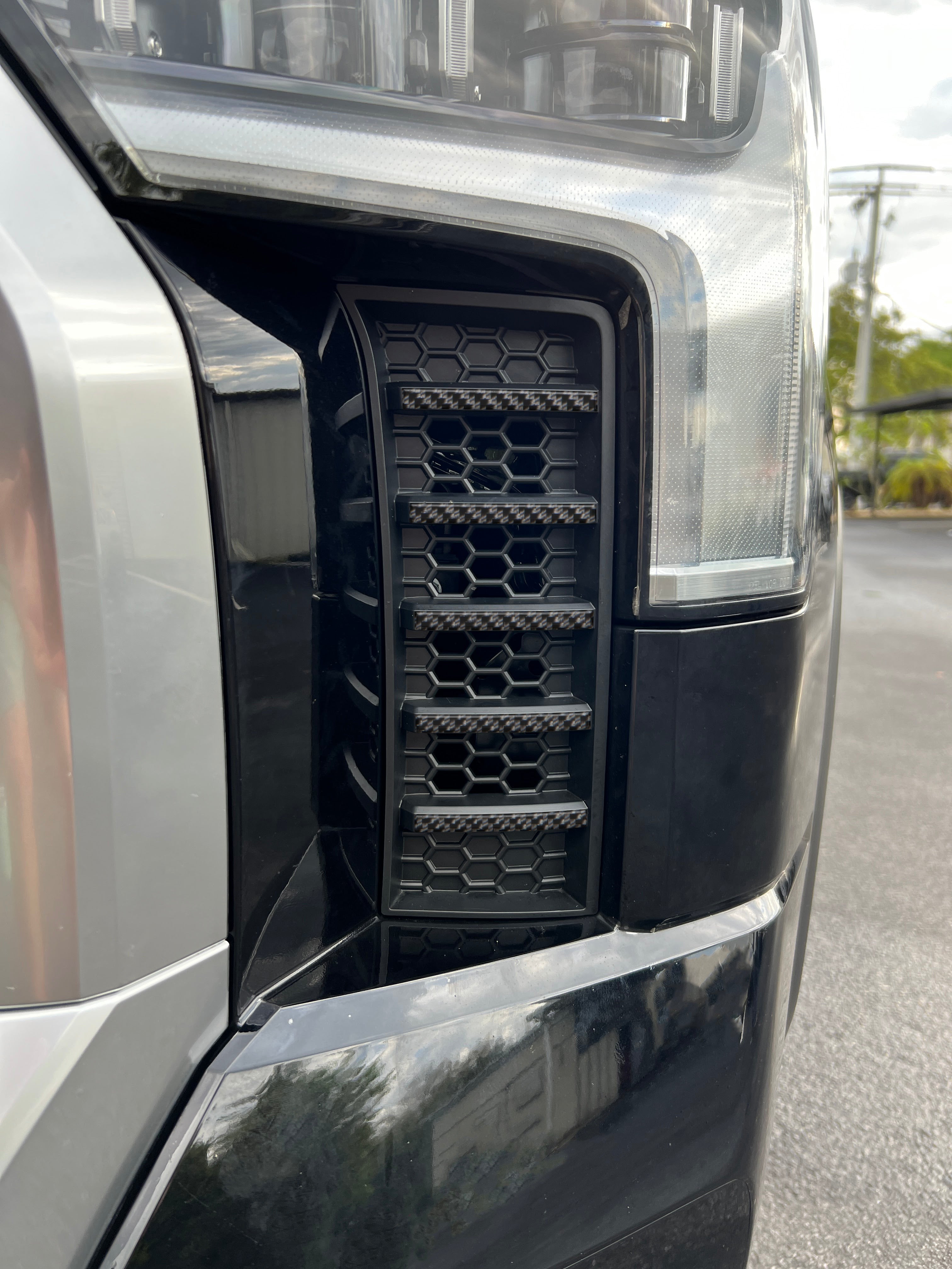 Side Air Intake Line Accent Trim Fits 2022-2026 Toyota Tundra