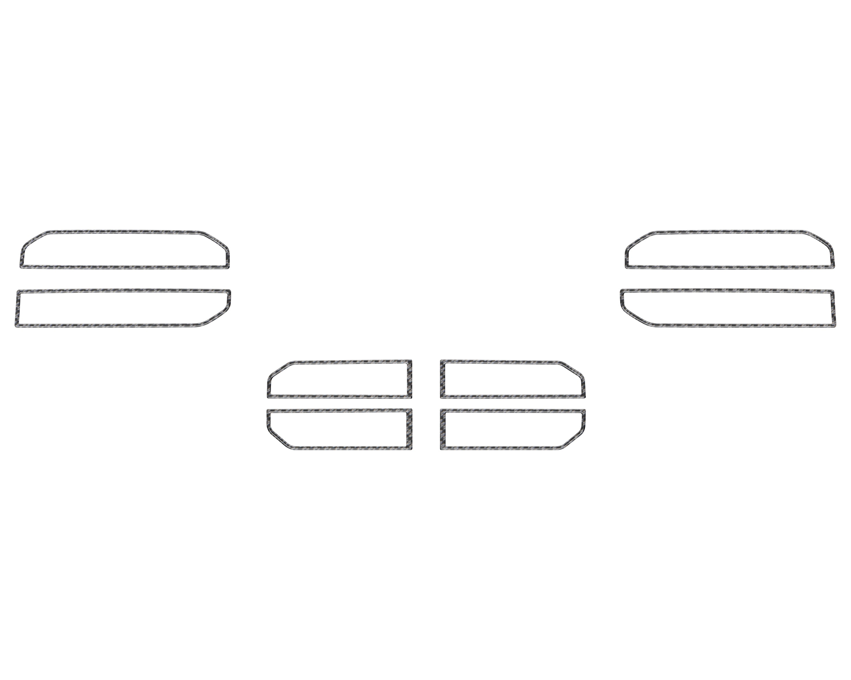 A/C Vent Accent Trim Fits 2022-2026 Toyota Tundra & 2023-2026 Toyota Sequoia