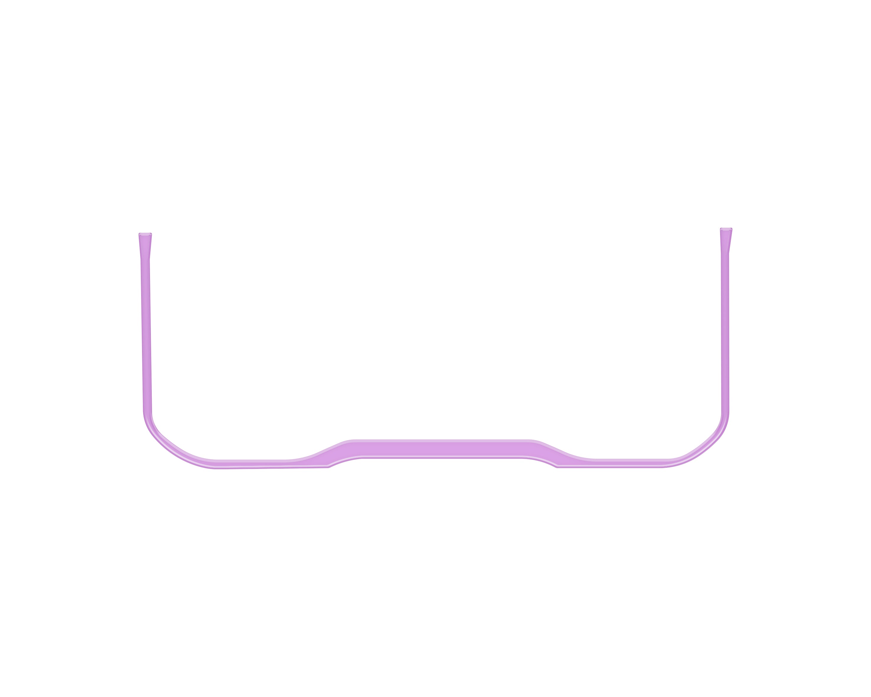 Lower Instrument Gauge Cluster Accent Trim Fits 2022-2022 Toyota Tundra Lavender Purple