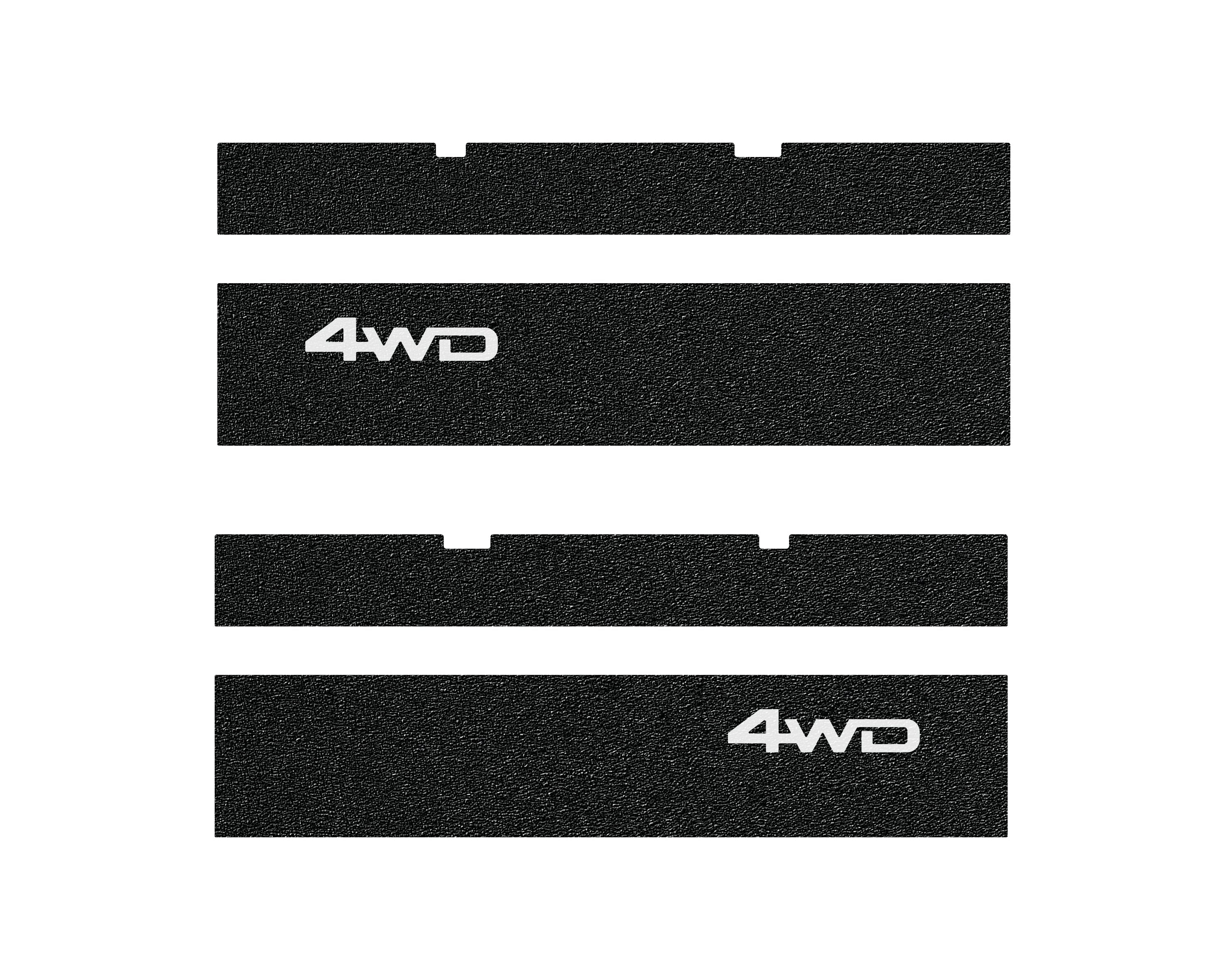 Door Sill Protection Overlays Fits 2022-2026 Toyota Sequoia