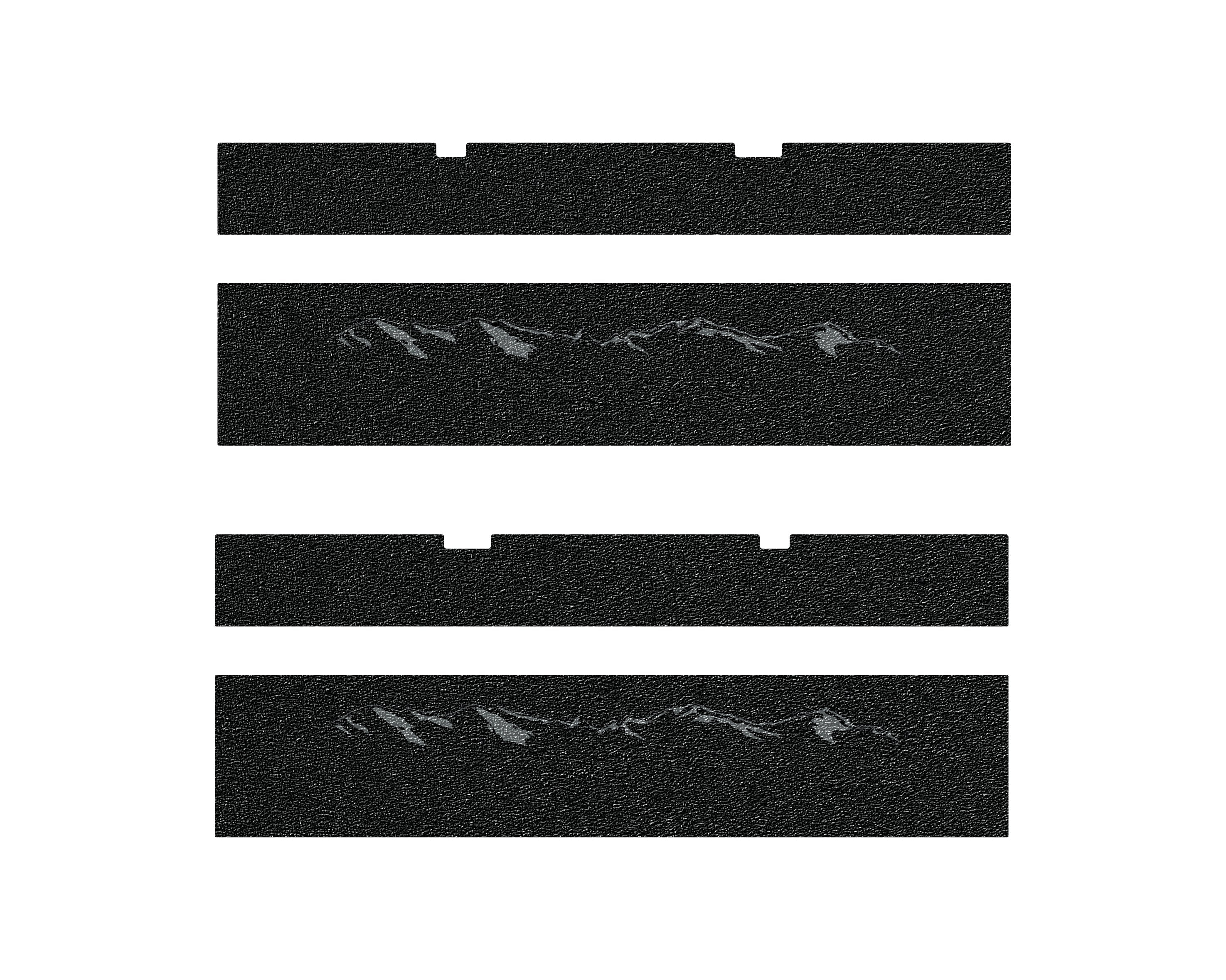 Door Sill Protection Overlays Fits 2022-2026 Toyota Sequoia