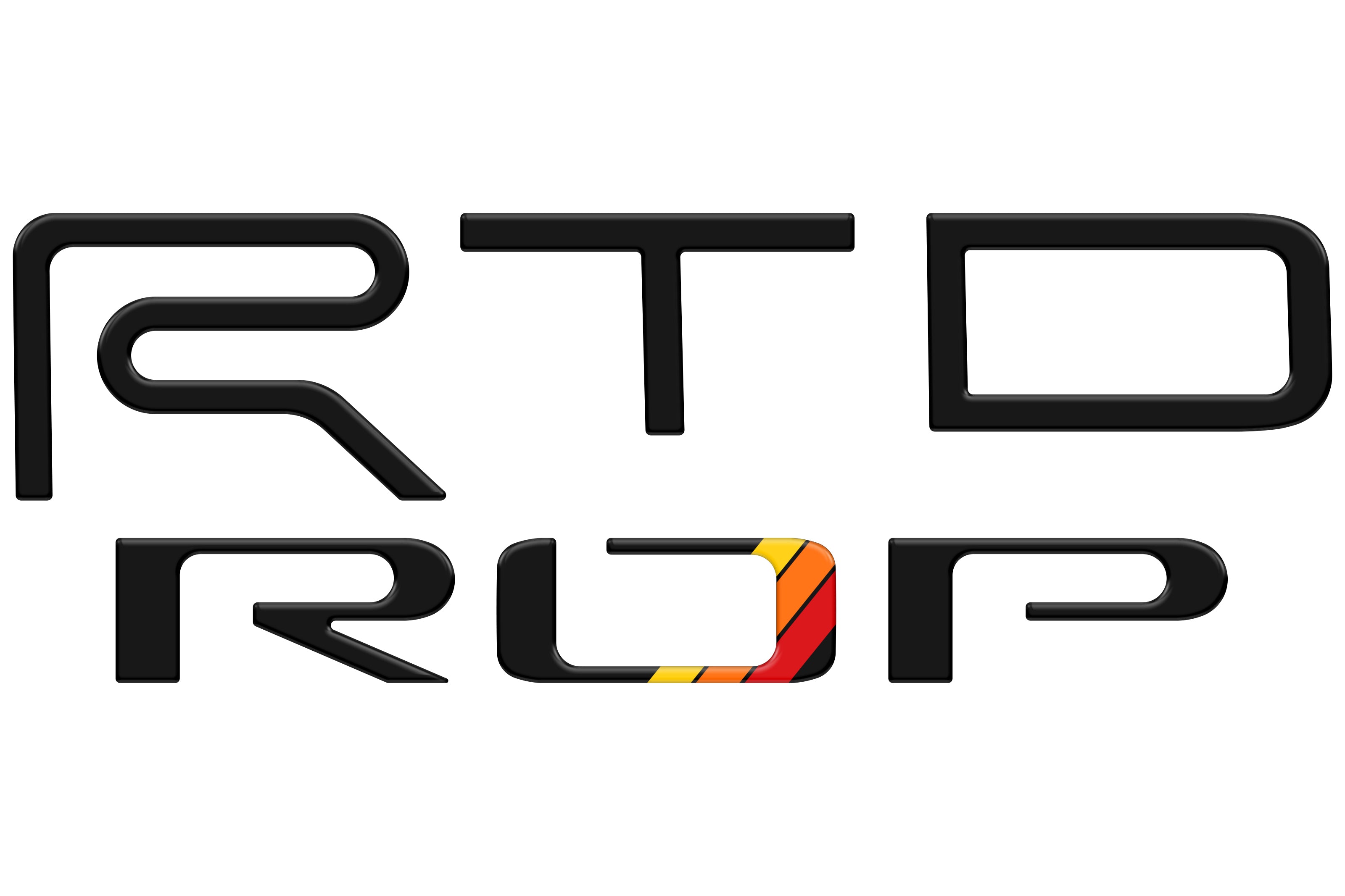 Tufskinz TRD Pro Tailgate Letter Inserts Fits 2022-2026 Toyota Tundra