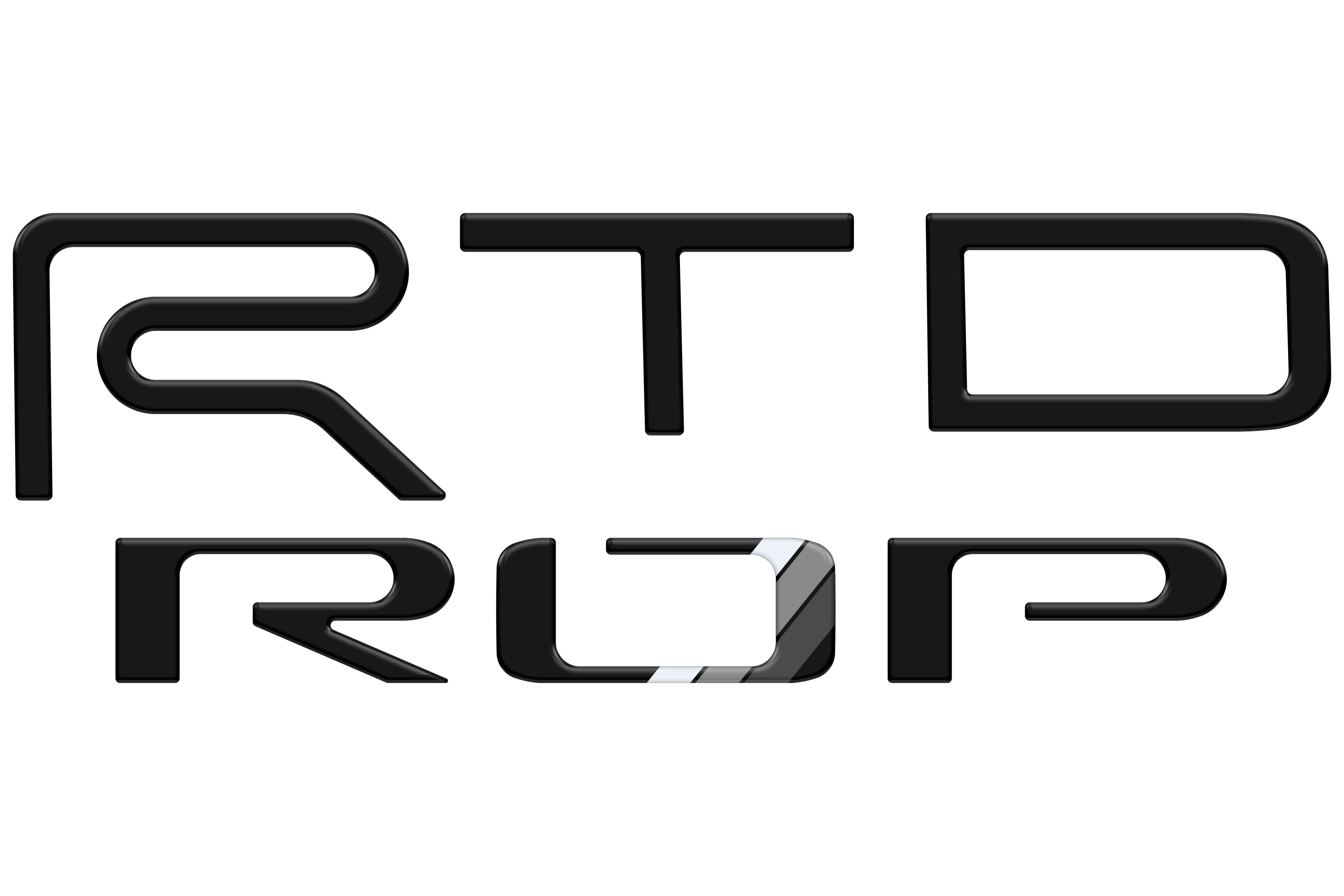 Tufskinz TRD Pro Tailgate Letter Inserts Fits 2022-2026 Toyota Tundra