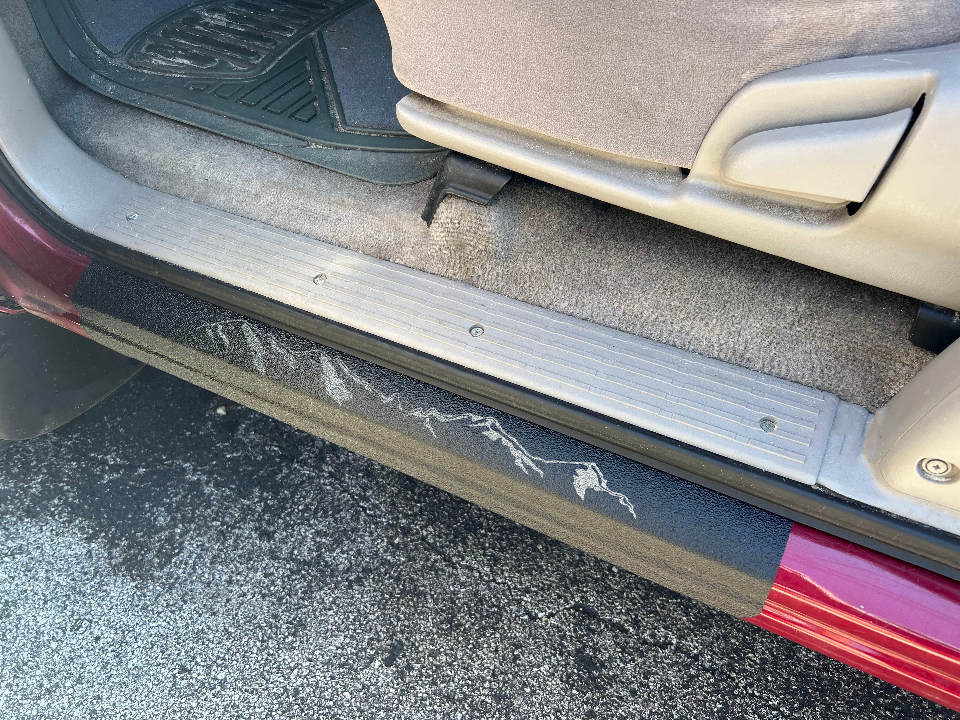 Textured Door Sill Overlays Fits 2000-2006 Toyota Tundra