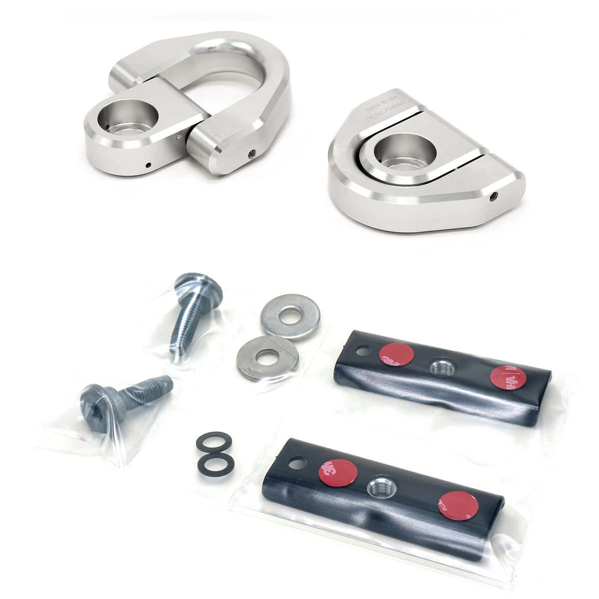 Charvonia Design universal billet D-rings pair for universal fit