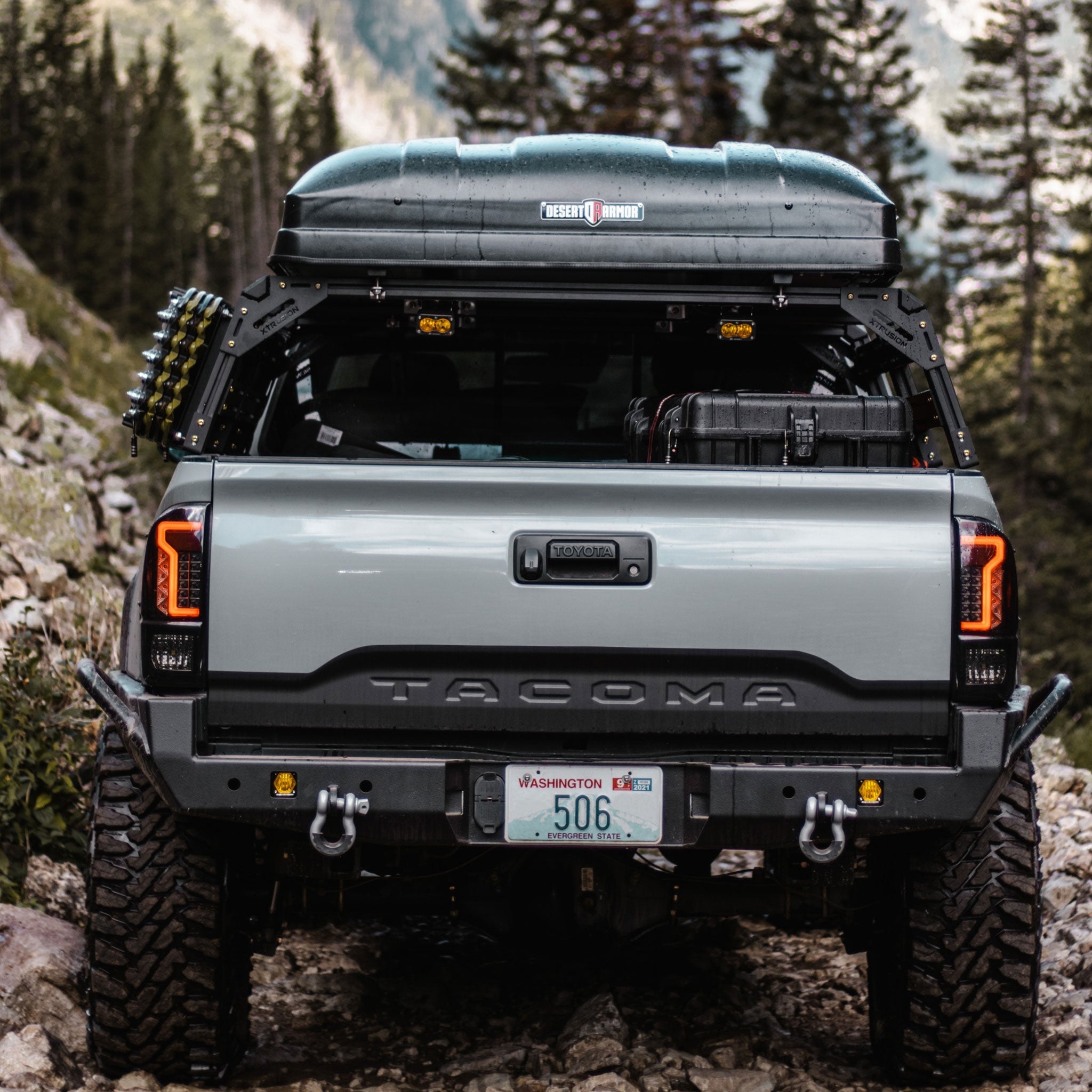 Xtrusion Overland XTR1 Bed Rack for Retrax XR Cover - Toyota Tacoma