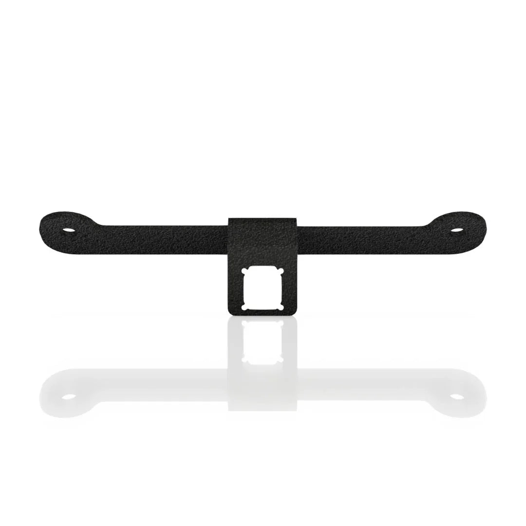 Black steel backup camera mount bracket for Toyota Tacoma vehicle accessories
