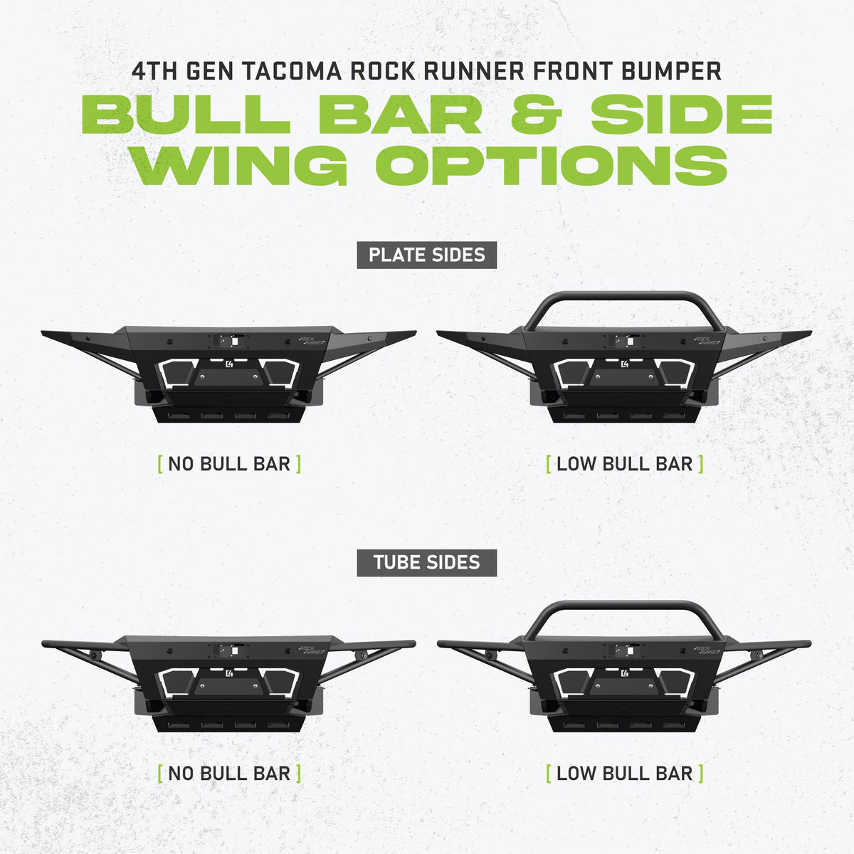 C4 Fabrication Rock Runner front bumper for 2024+ Toyota Tacoma