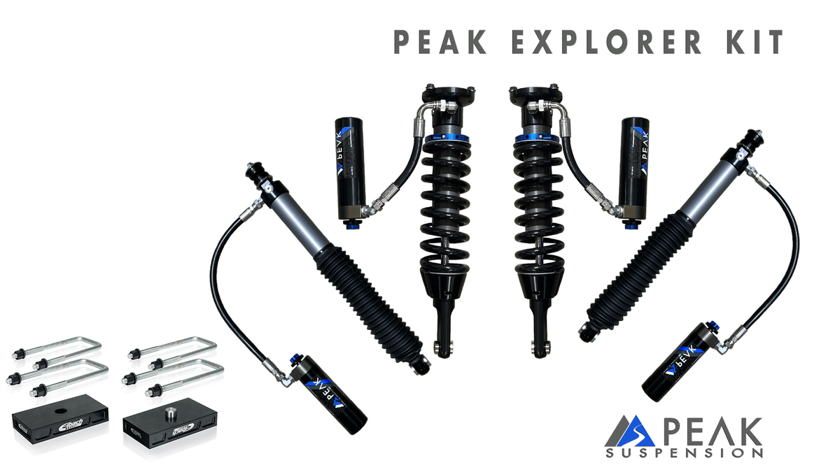Peak Suspension 2.5" DSC Coilovers Explorer Kit Toyota Tacoma 2005-2023 for 2005-2023 Toyota Tacoma
