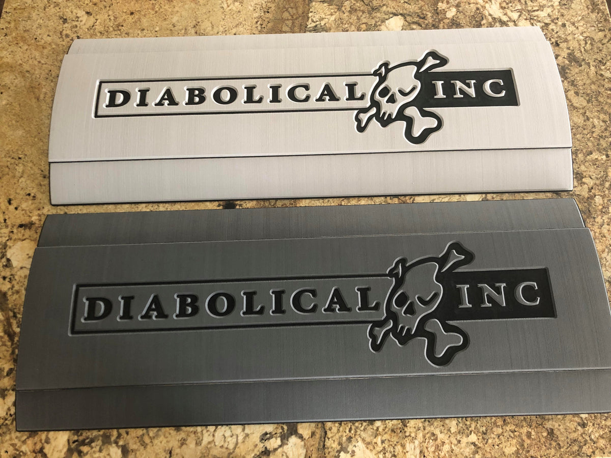 Diabolical Inc marine deck foam pads in tan and gray