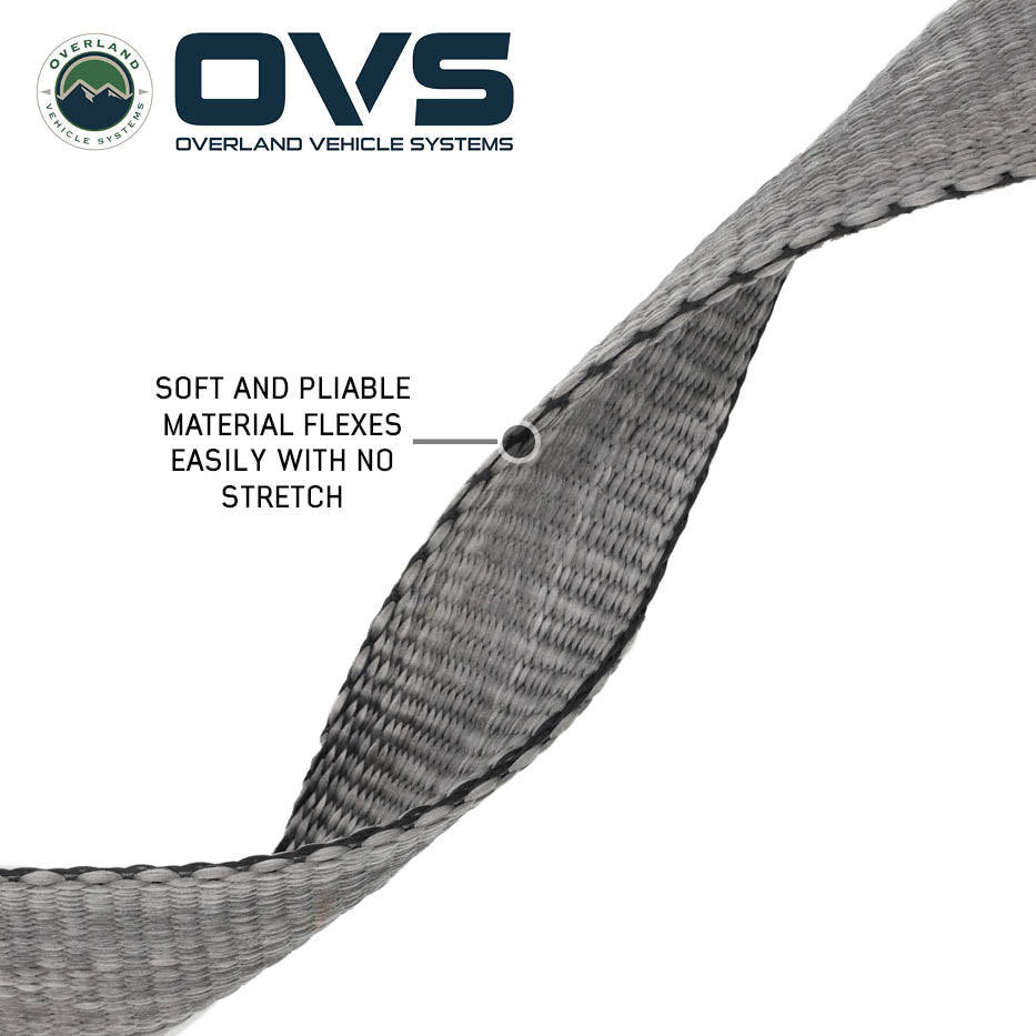 OVS Brute recovery tow strap with padded sleeve and storage bag - view 4