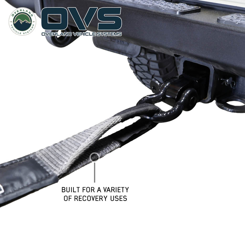 OVS Brute recovery tow strap with padded sleeve and storage bag - view 7
