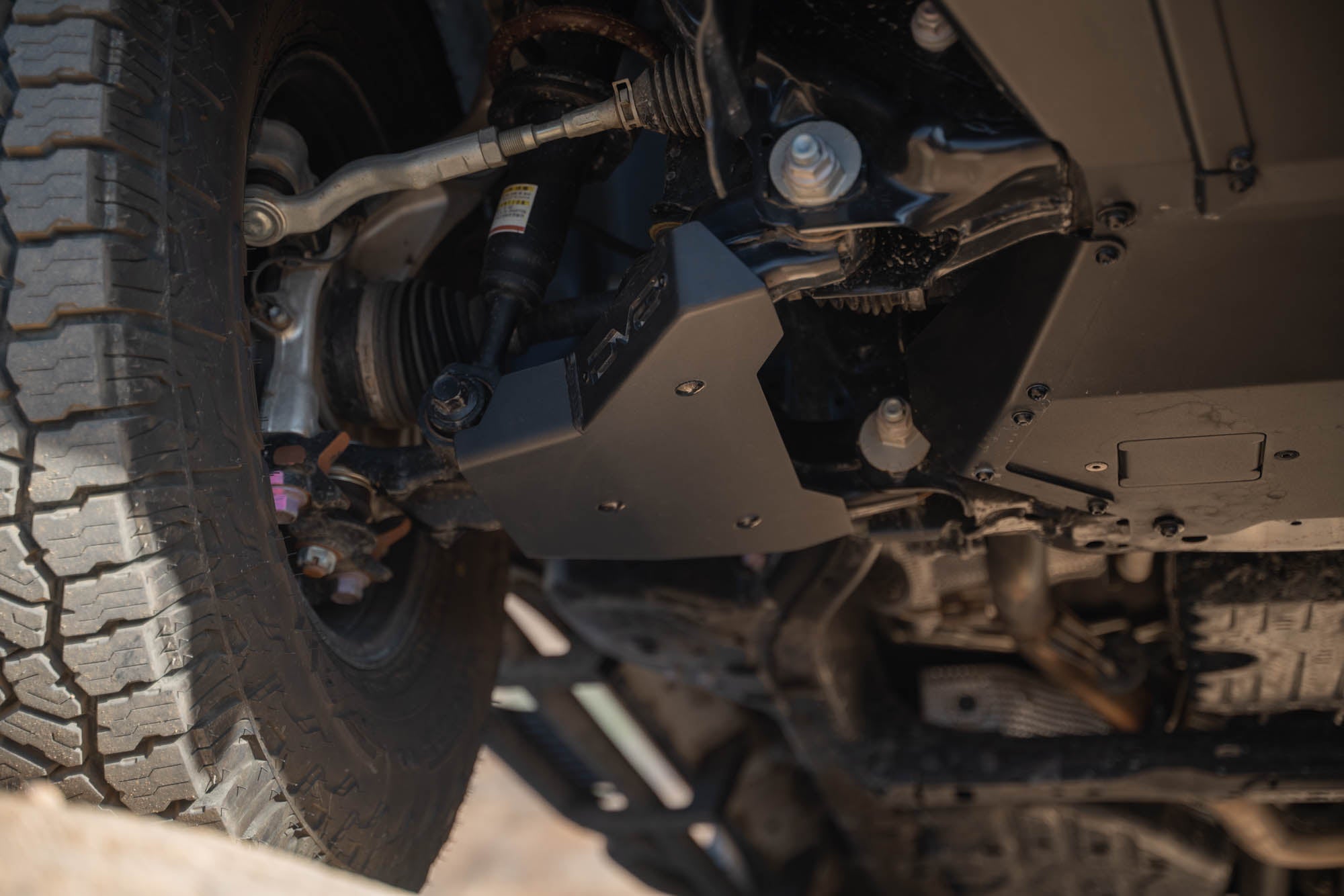 Toyota-Land-Cruiser-A-Arm-Skid-Plates-Installed-11 - NVMOS