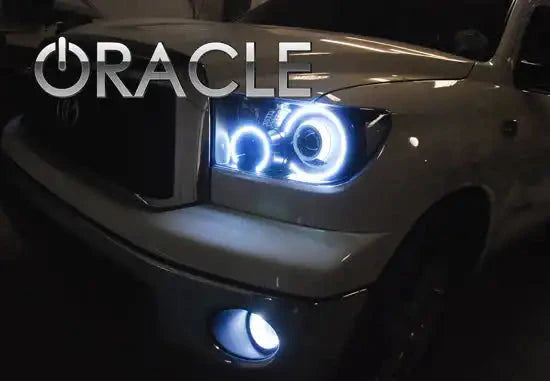 ToyotaTundraOracleAACAAcstyleCustomHeadlightHaloKitAngelEyesHeadlightsLEDLEDsProjectorRetrofit - NVMOS