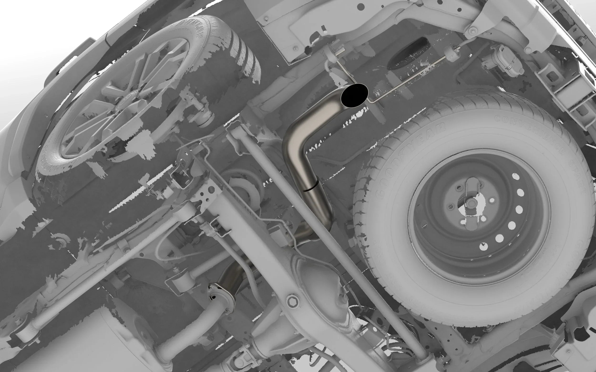 2025-Current Toyota 4Runner Titanium Axle Dump Exhaust