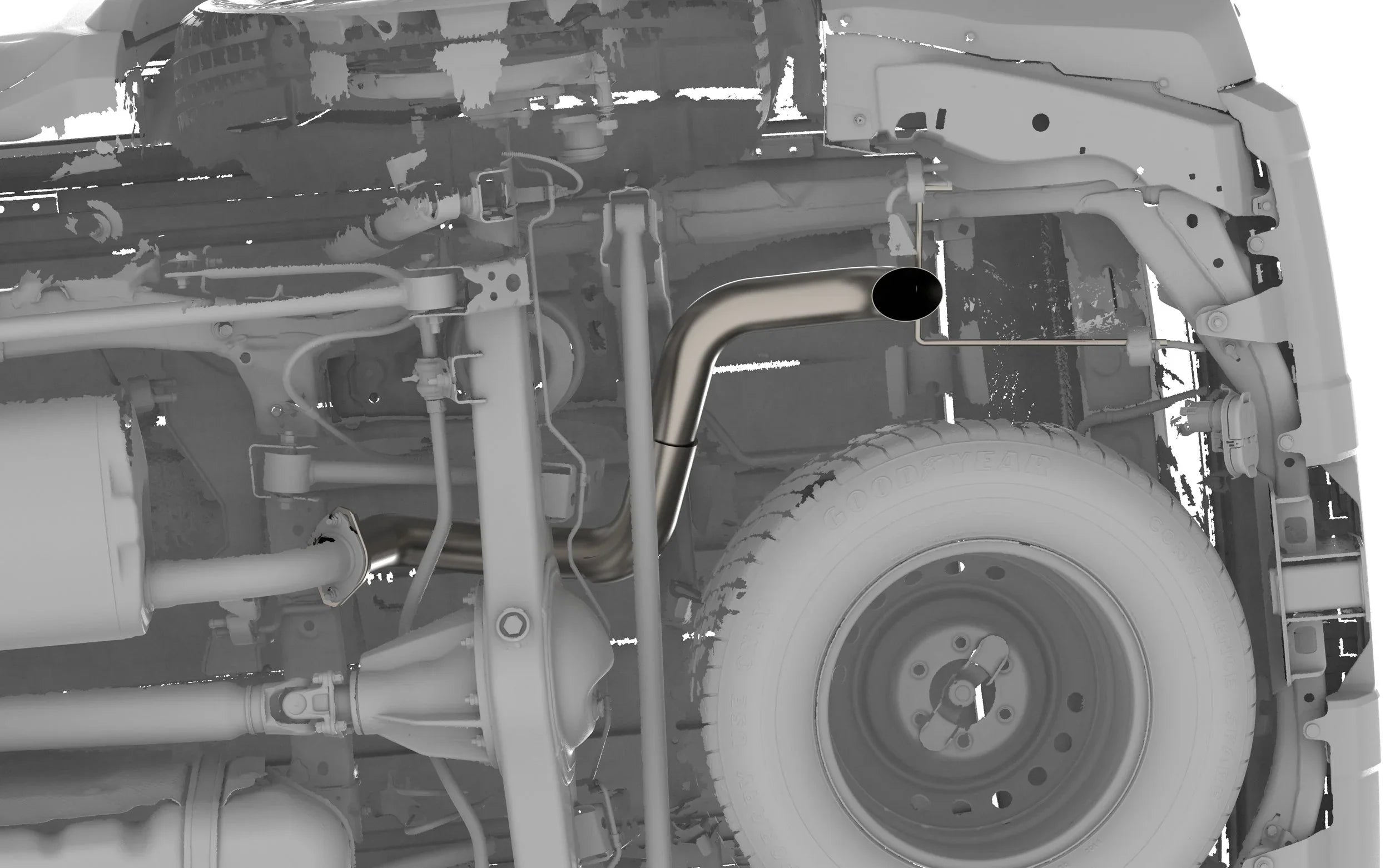 2025-Current Toyota 4Runner Titanium Axle Dump Exhaust