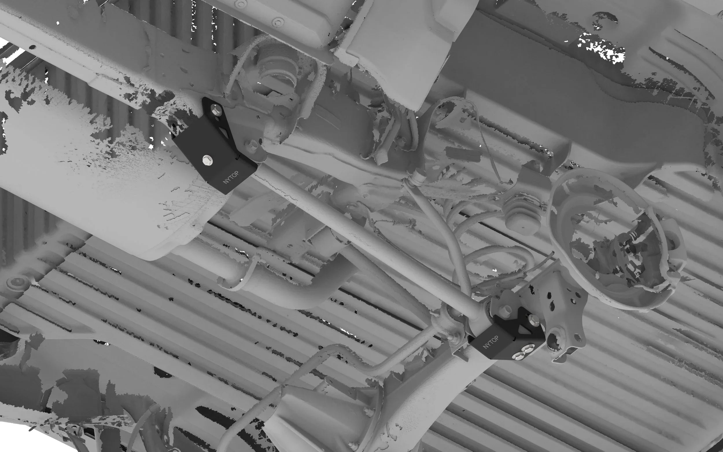 2024-Current Toyota Tacoma Lower Trailing Arm Skid Plate Kit